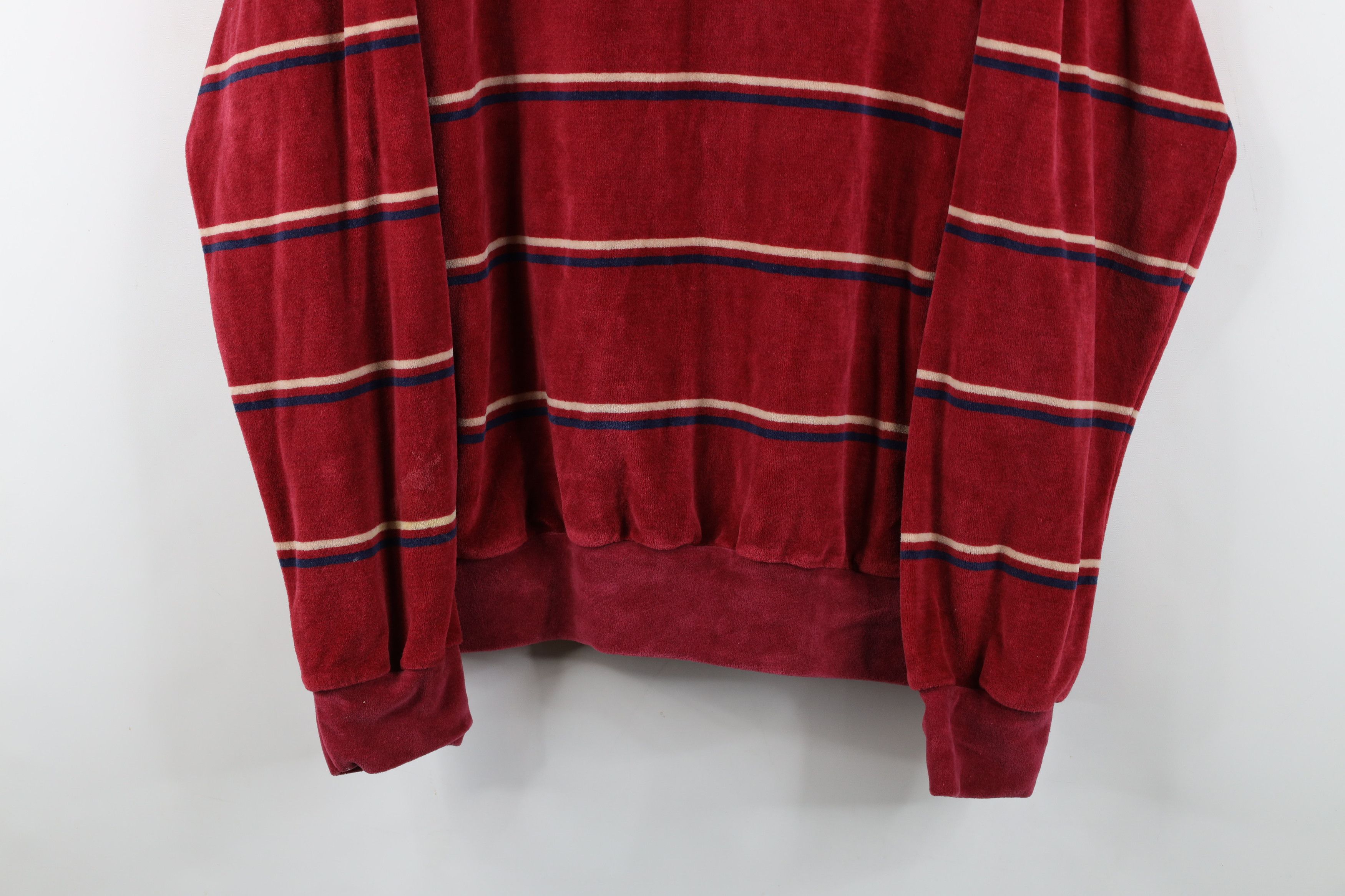 Vintage Deadstock Vintage 70s Streetwear Striped Rugby Polo Shirt Size US XL / EU 56 / 4 - 3 Thumbnail