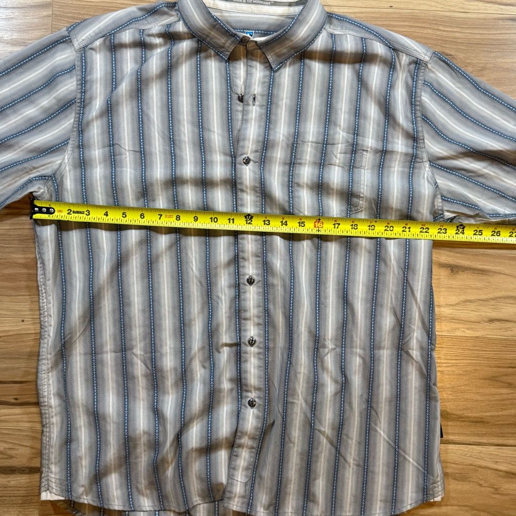 Other KÜHL Men’s XL Short Sleeve Striped Button Up Shirt Size US XL / EU 56 / 4 - 4 Thumbnail