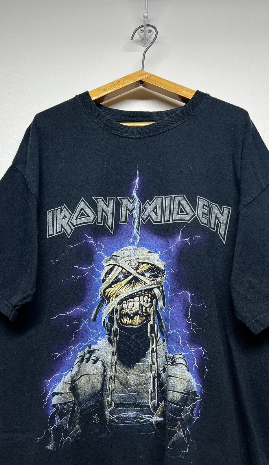 Band Tees × Vintage Vintage Y2k 2000s Iron Maiden Big Logo T-Shirt Size US M / EU 48-50 / 2 - 1 Thumbnail
