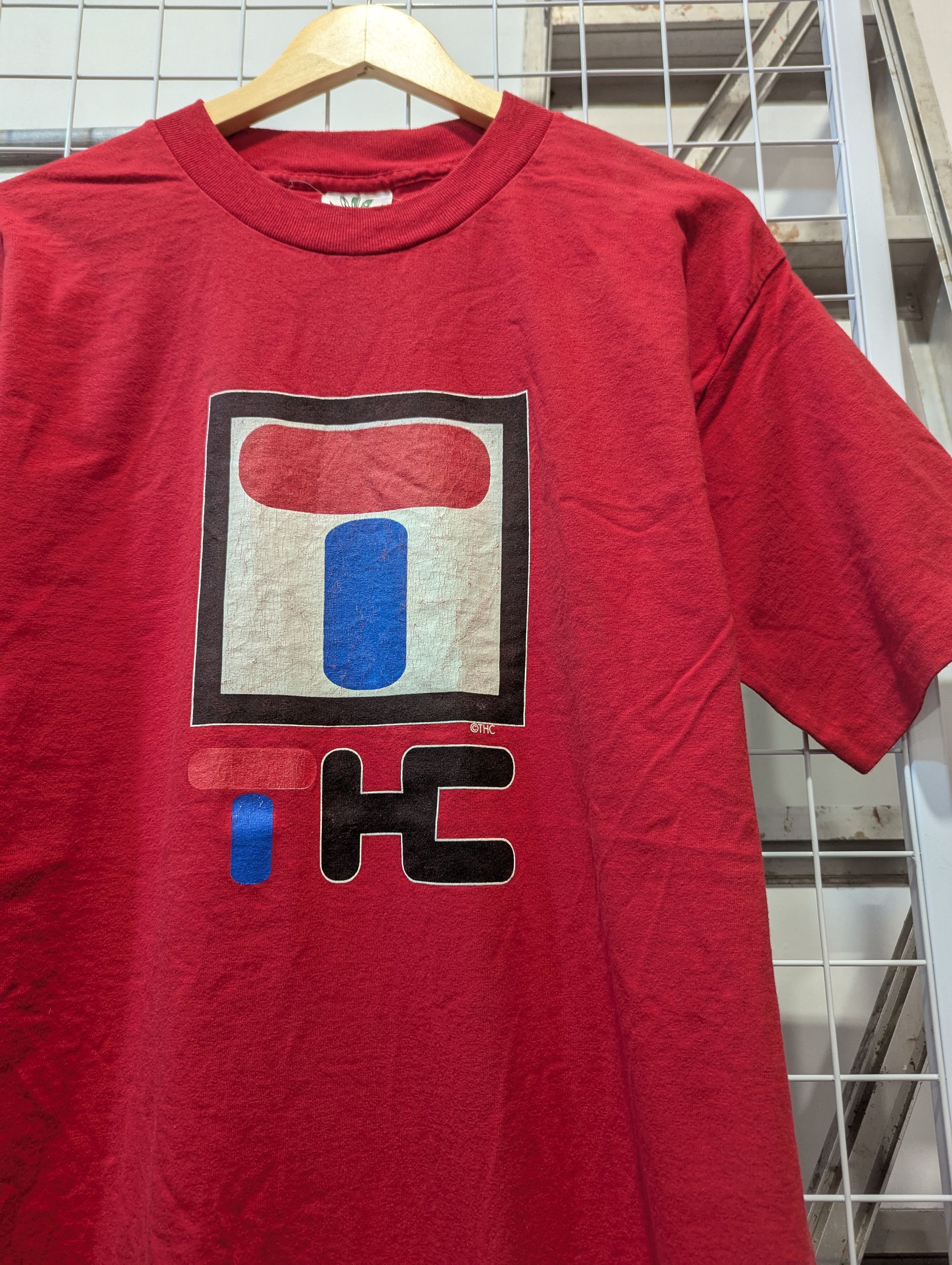Hook-Ups × Vintage 90s THC skateboards skate tee Size US L / EU 52-54 / 3 - 3 Thumbnail