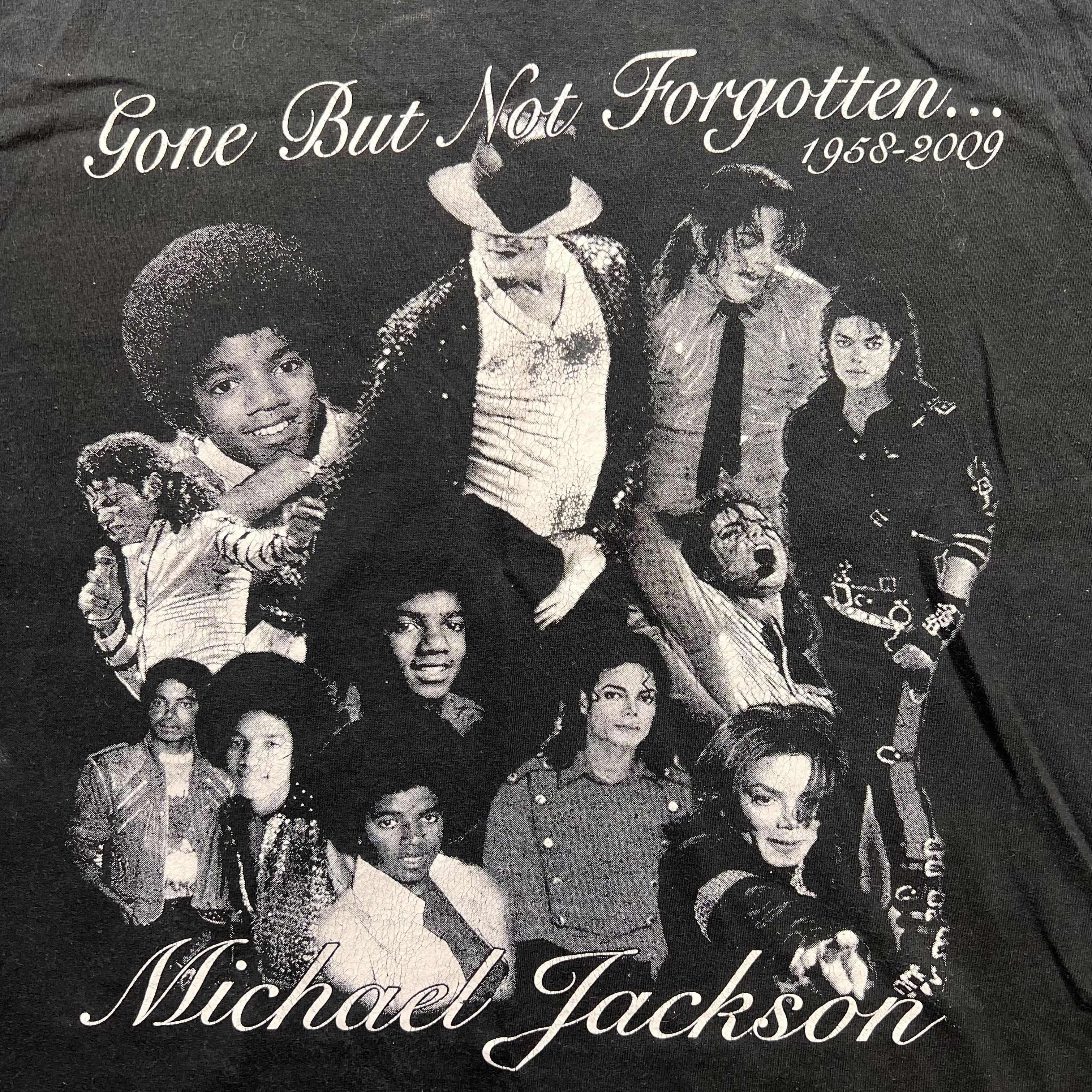 Michael Jackson × Rap Tees 2009 Michael Jackson “Gone But Never Forgotten” T Shirt Size US XL / EU 56 / 4 - 2 Thumbnail