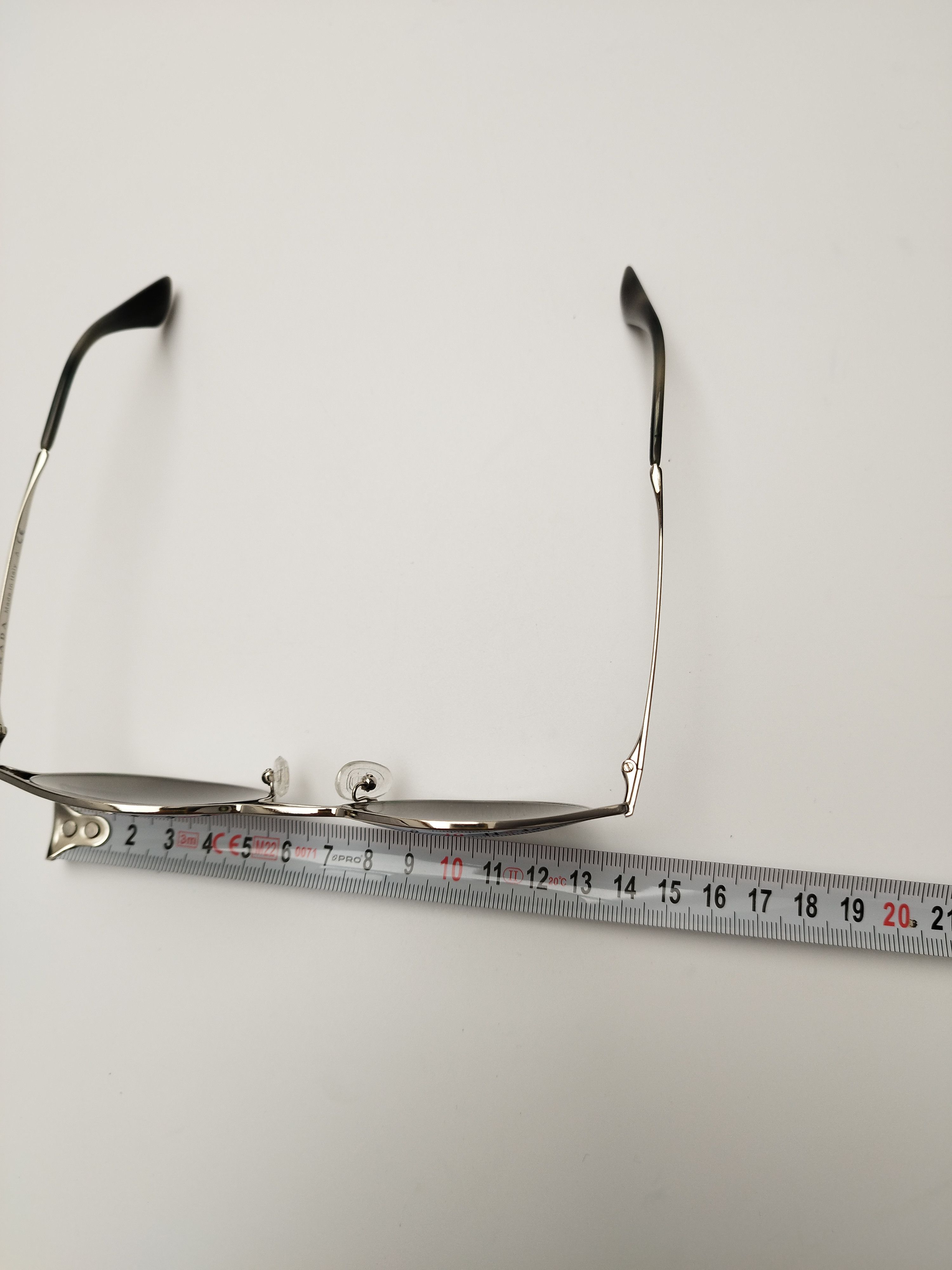 Prada Prada Metal Silver Round Sunglasses Size ONE SIZE - 17 Thumbnail