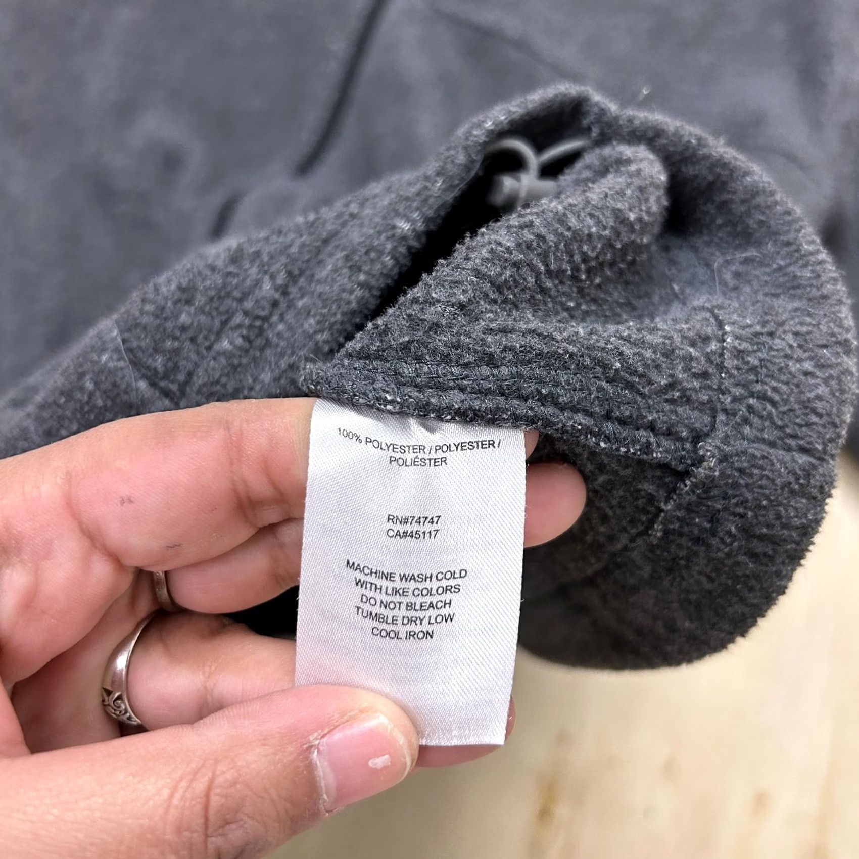 Bass Pro Shops Bass Pro Shops Mens Large Gray Fleece Jacket - Pre-Owned - Full Zip Outdoor Casual Size US L / EU 52-54 / 3 - 7 Thumbnail