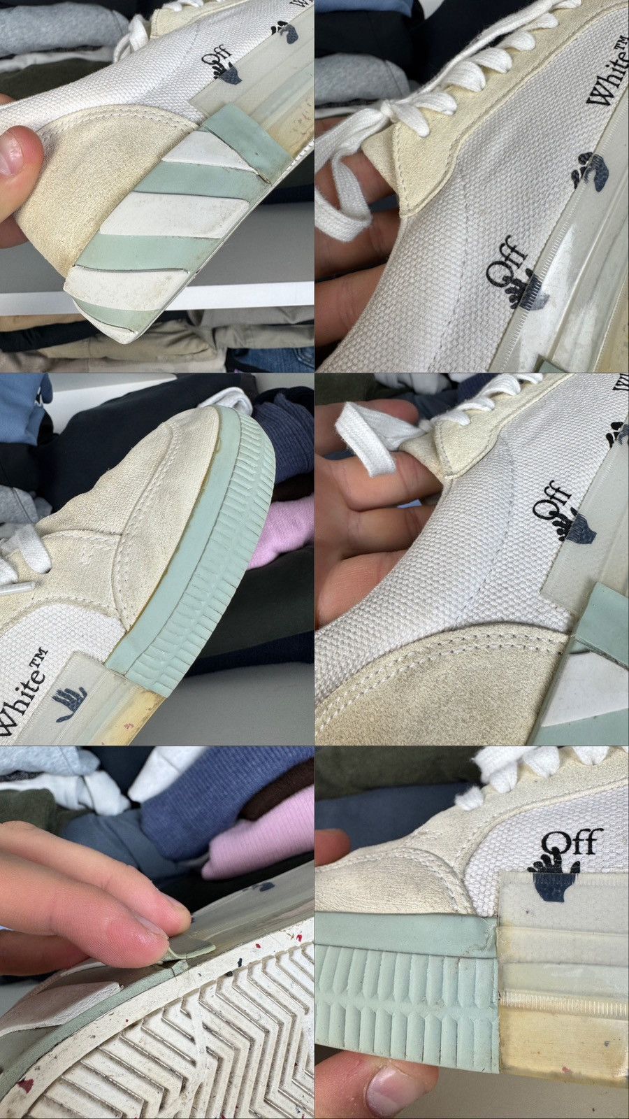 Off-White Off-White Low Vulcanized Sneakers Size 43 Size US 10 / EU 43 - 16 Thumbnail