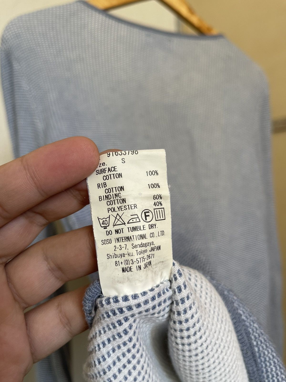 Maison MIHARA YASUHIRO Miharayasuhiro Thermal Knit Longsleeve Adjustable Button Size US S / EU 44-46 / 1 - 10 Thumbnail