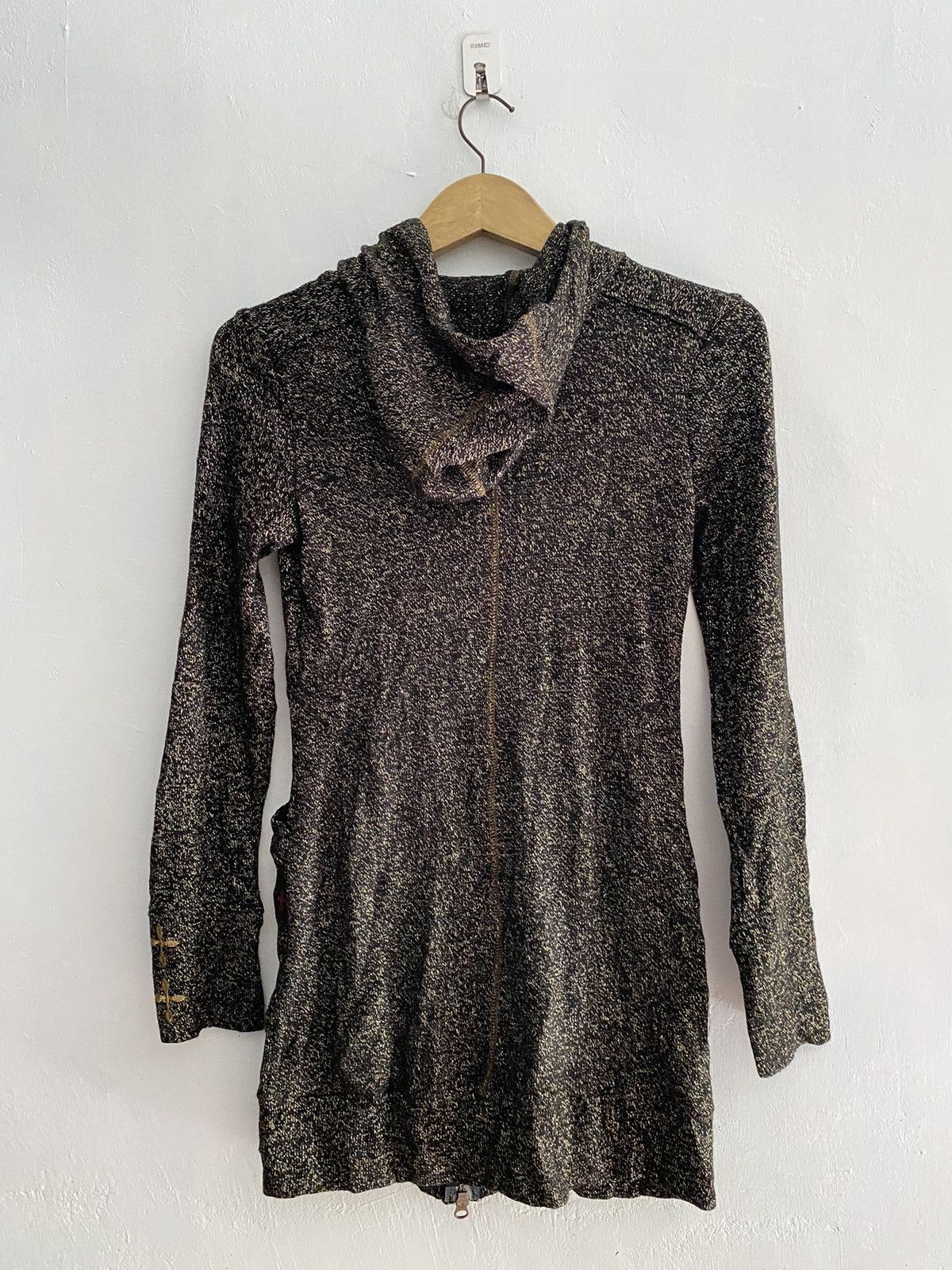 Hysteric Glamour × If Six Was Nine × Le Grande Bleu (L.G.B.) Ozz Croce glitter knit full zip hoodie Size US M / EU 48-50 / 2 - 3 Thumbnail