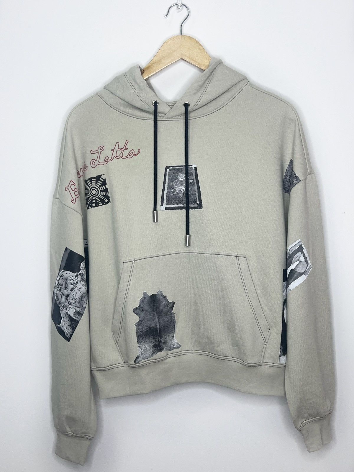 Eckhaus Latta Eckhaus Latta Beige Miscellaneous Hoodie Size US S / EU 44-46 / 1 - 2 Thumbnail