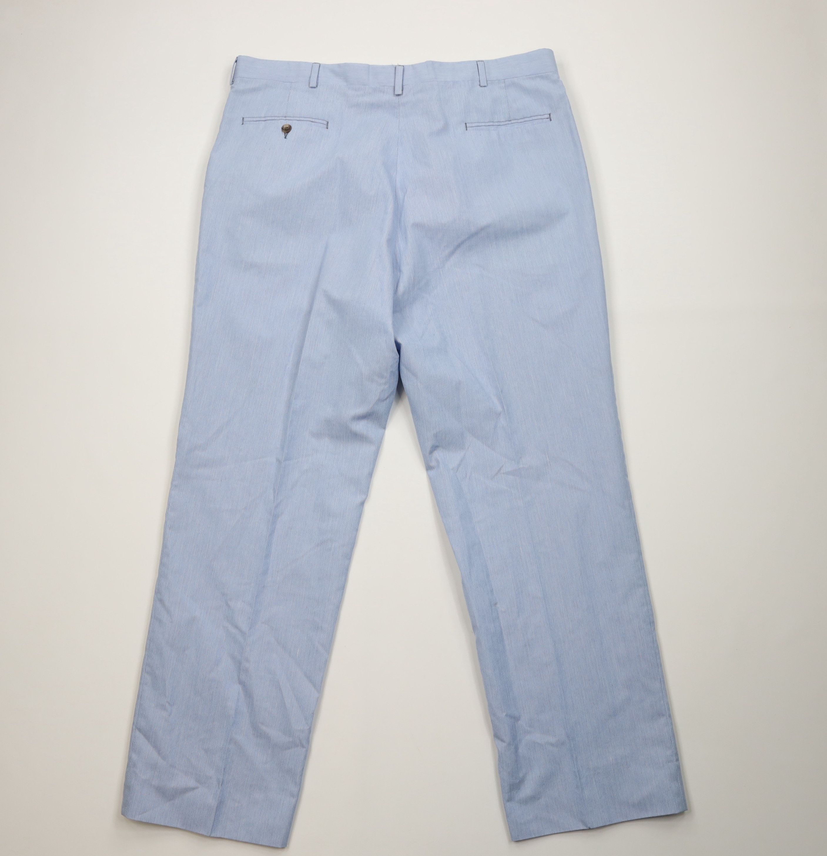 Vintage Vintage 70s Streetwear Pinstriped Wide Leg Chino Pants USA Size US 42 / EU 58 - 11 Thumbnail