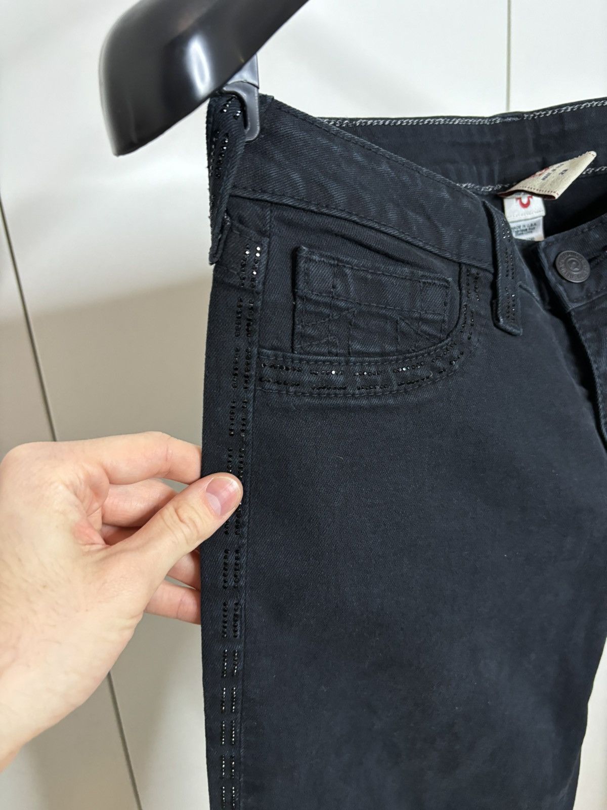 True Religion TRUE RELIGION STRAIGHT BARBWIRE STITCH JEANS 29 Size 29" - 12 Thumbnail