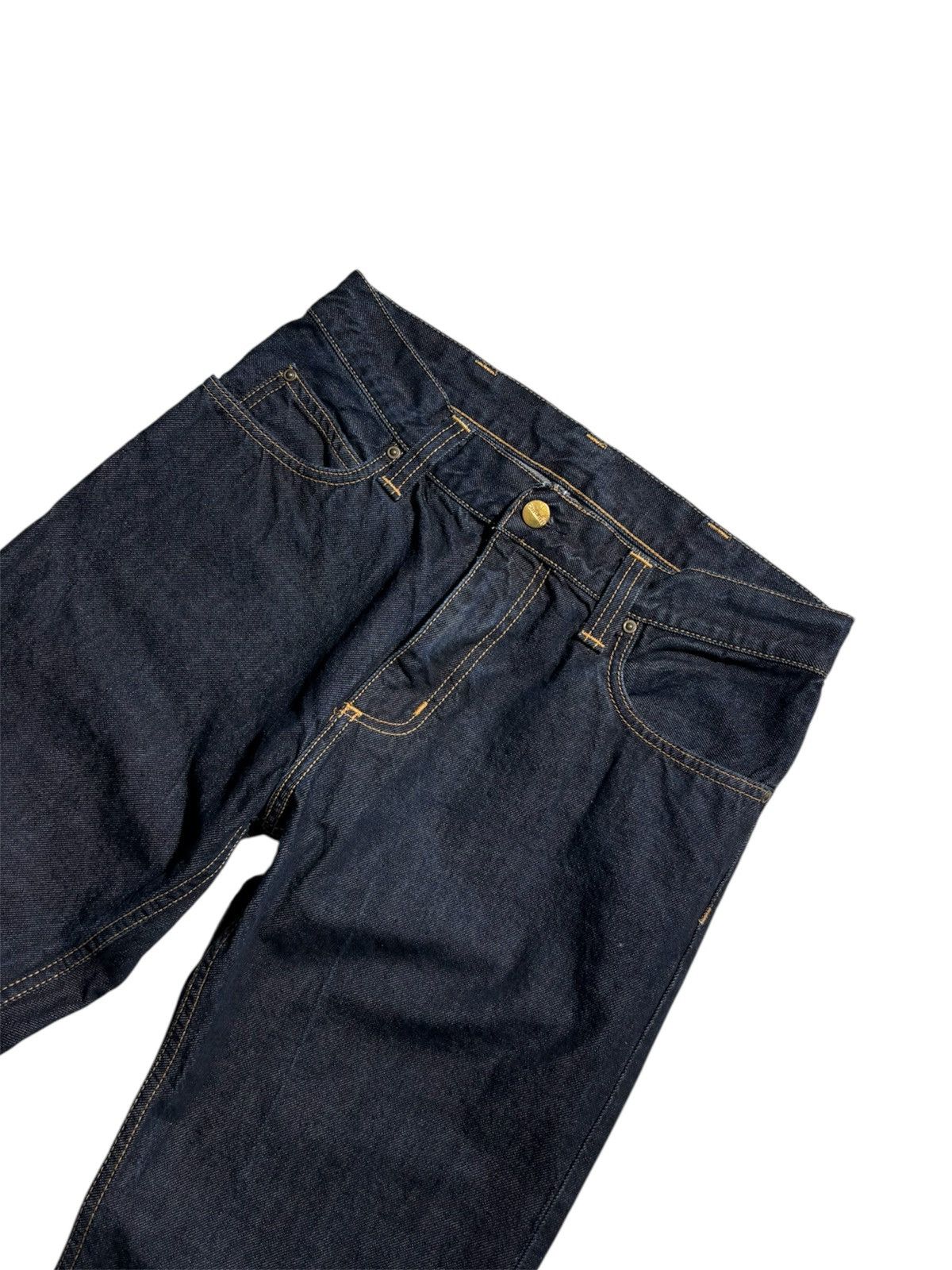 Carhartt Carhartt Indigo Jeans Rockin Pants Straight Big Logo Rap Size US 30 / EU 46 - 5 Thumbnail