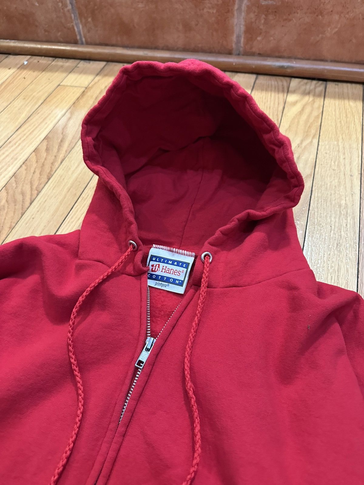 Hanes Vintage Hanes Ultimate Cotton Zip-Up Sweatshirt Size US M / EU 48-50 / 2 - 2 Thumbnail