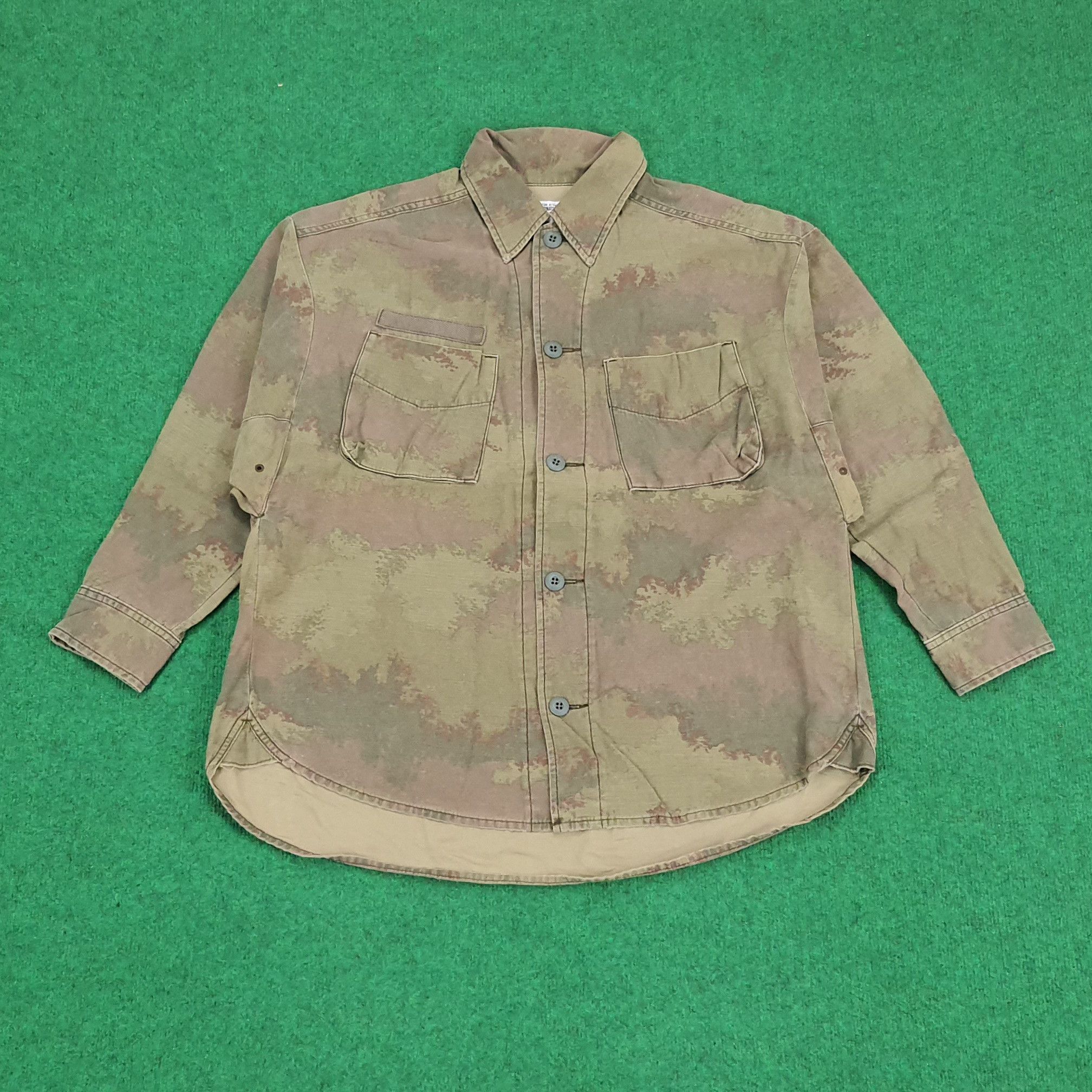 Vintage Vintage RNA Republic Inc. Military Button Up Shirt Size US L / EU 52-54 / 3 - 1 Thumbnail