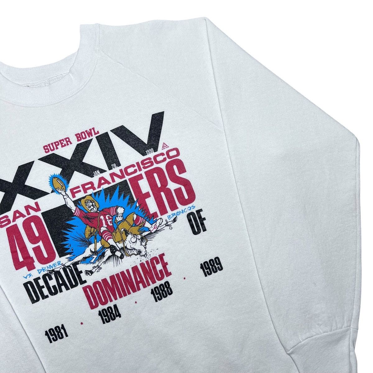 NFL Vtg 1989 NFL San Francisco 49ers Super Bowl XXIV Sweatshirt Size US L / EU 52-54 / 3 - 17 Thumbnail