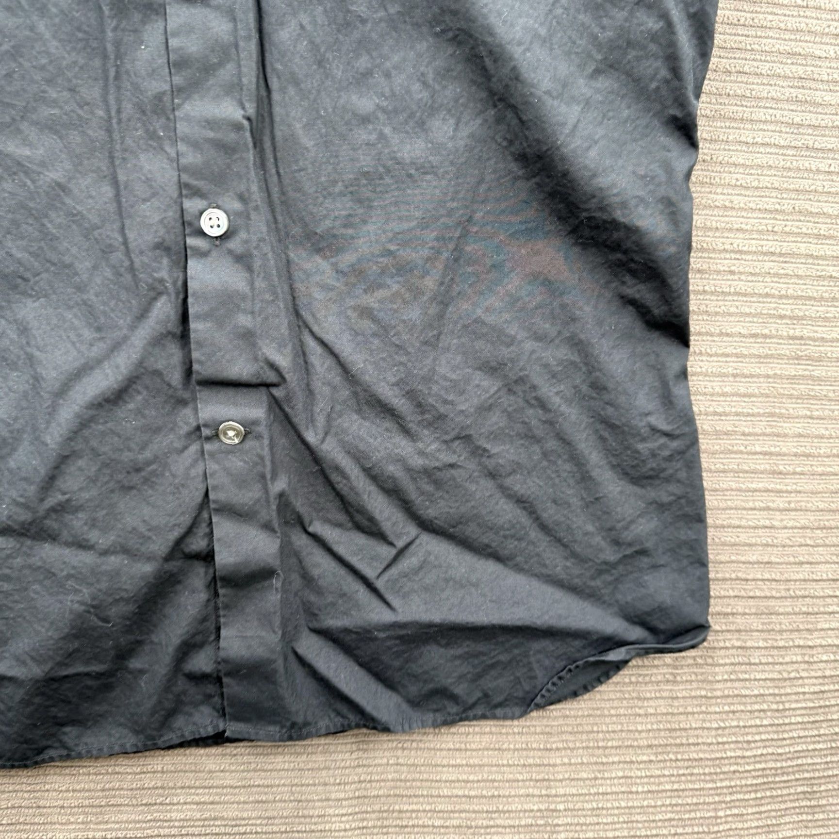 John Varvatos VINTAGE John Varvatos Slim Fit Shirt Men 15 34/35 Black Long Sleeve Button Up Designer Shirt Size US M / EU 48-50 / 2 - 7 Thumbnail