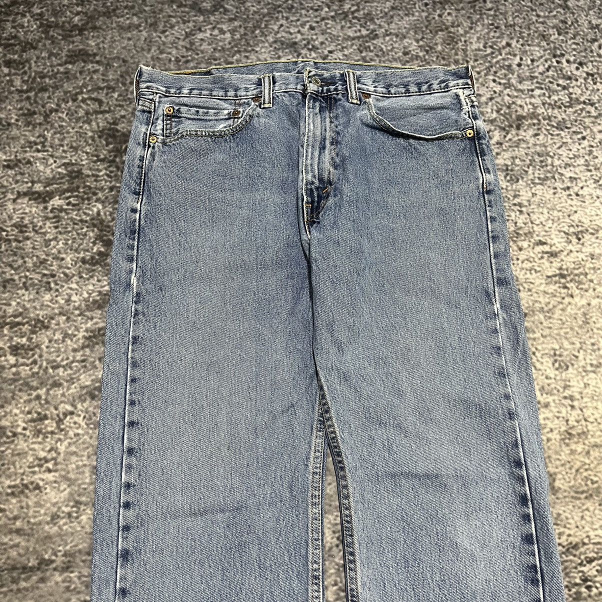 Levi's Vintage Levi's 505 Grunge Skater 2000s Blue Jeans 35x32 Size US 35 - 8 Thumbnail
