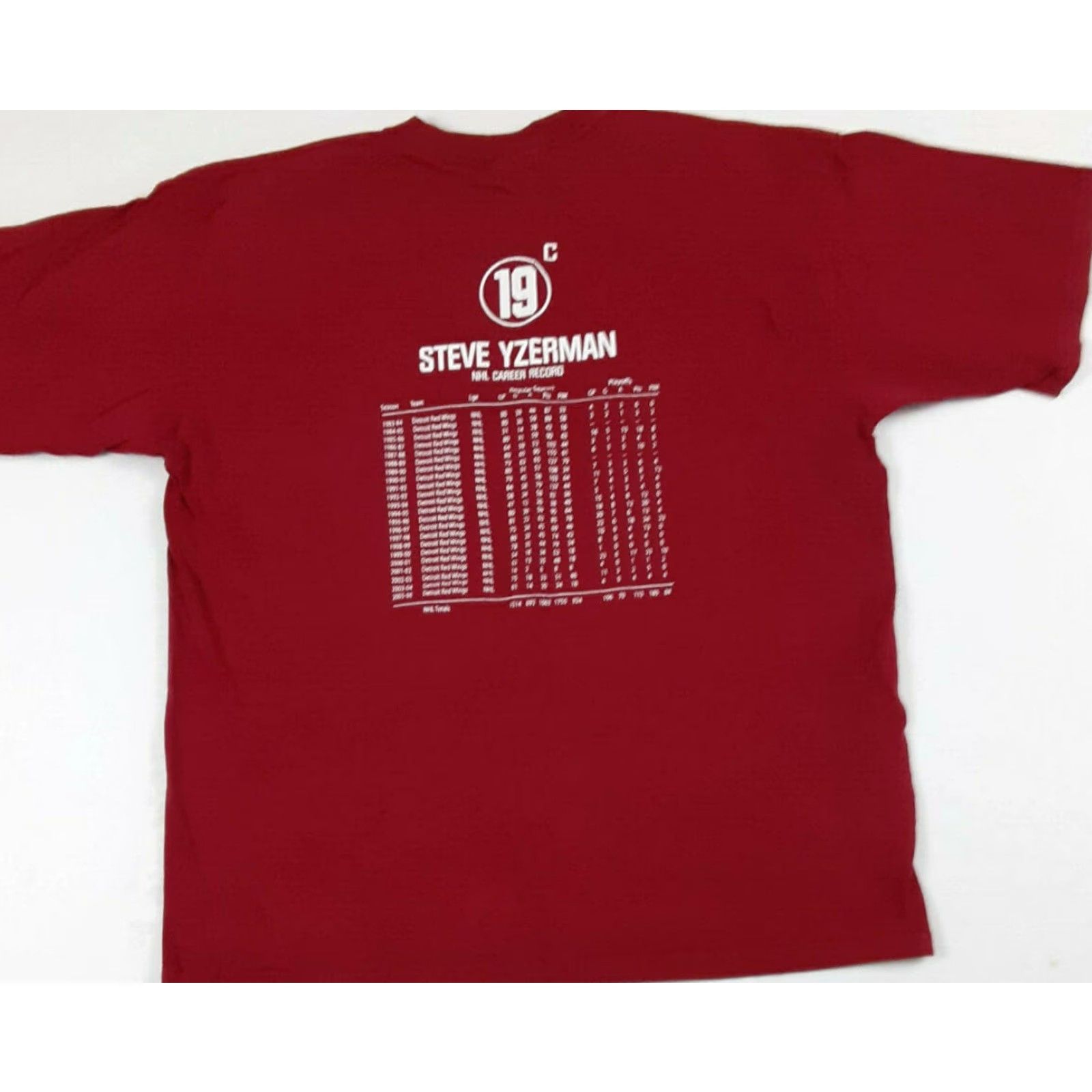 Vintage VINTAGE Detroit Red Wings Steve Yzerman Night at Joe Louis Arena T-Shirt XL Size US XL / EU 56 / 4 - 3 Thumbnail