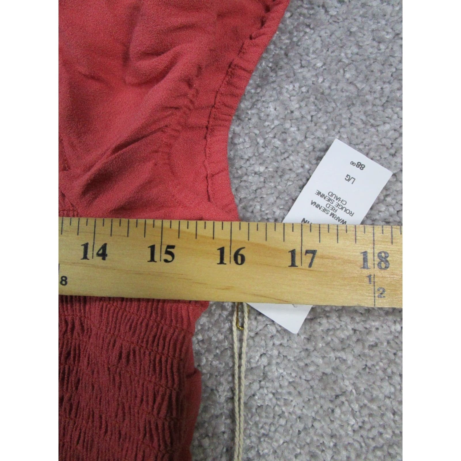 Vintage Wilfred Blouse Womens Large Red Tank Sleeveless Cropped Square Neck Pullover Casual Regular Size L Vintage No Size L / US 10 / IT 46 - 7 Thumbnail