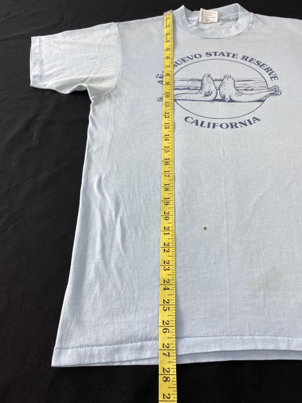 Hanes Vintage 90s Hanes Nuevo State Reserved Printed Tee T-shirt Size US M / EU 48-50 / 2 - 10 Thumbnail