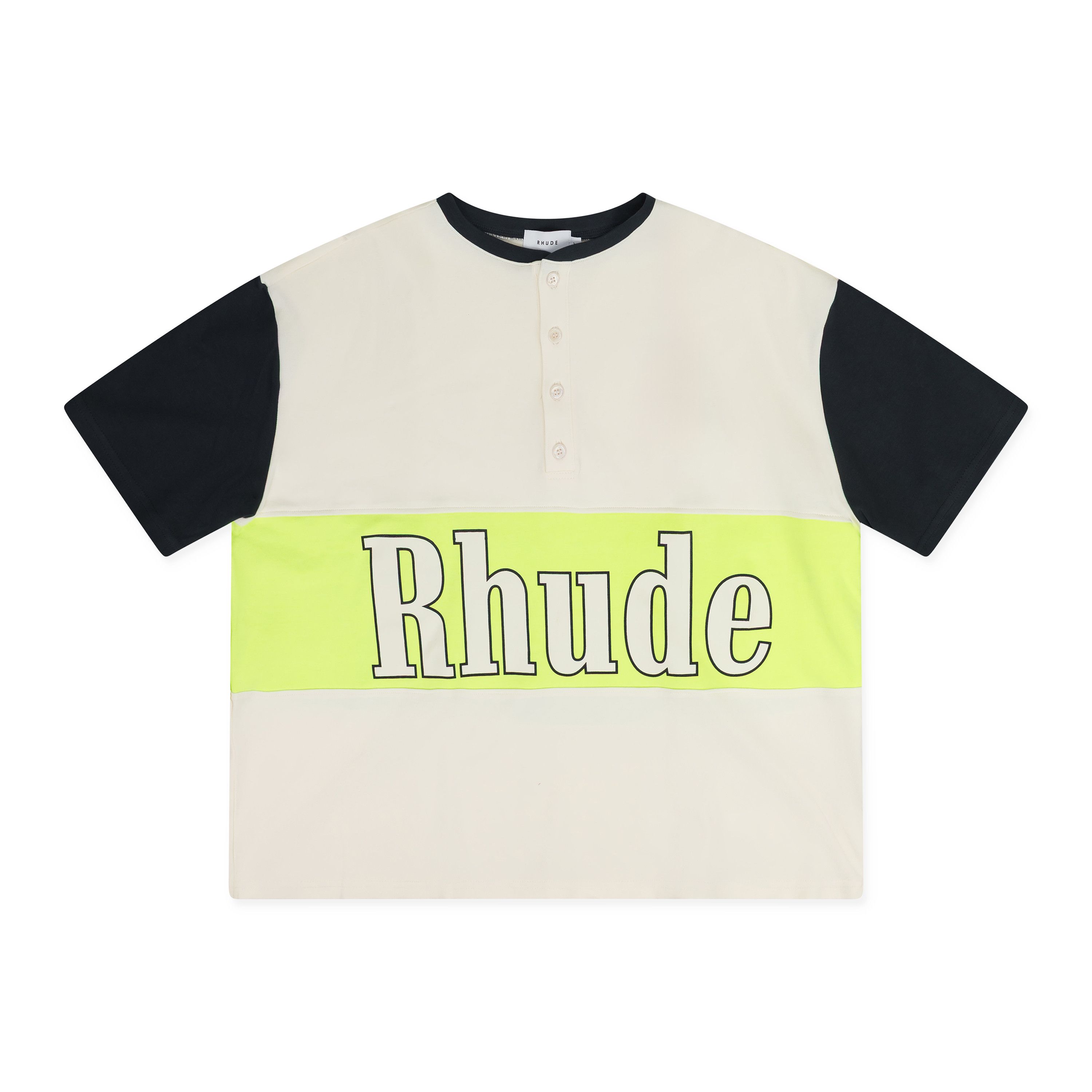 Rhude Panel Henley T-Shirt SIZE XS Size US XS / EU 42 / 0 - 1 Thumbnail