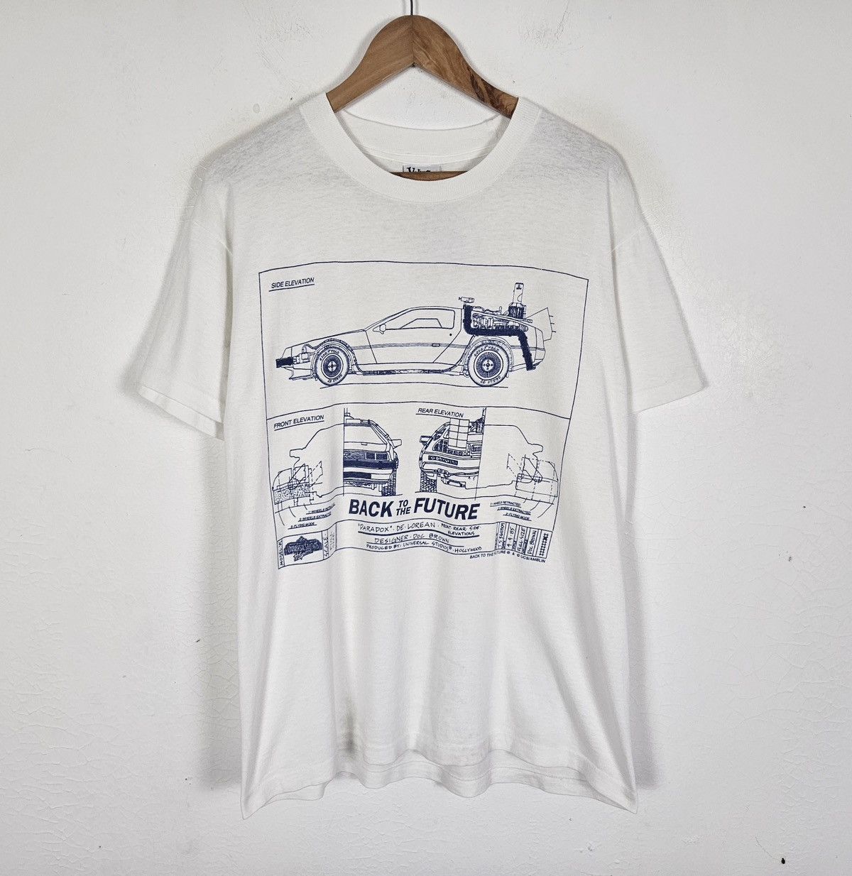 Vintage Vintage Back to the Future sci fi movie film tee Size US M / EU 48-50 / 2 - 2 Thumbnail