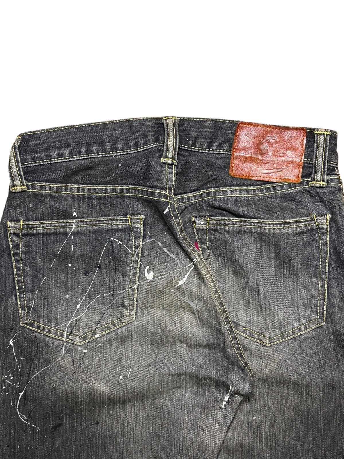 Eternal × Japanese Brand Vintage Japanese Eternal Mud Wash Painted Distressed Jeans Size US 28 / EU 44 - 9 Thumbnail