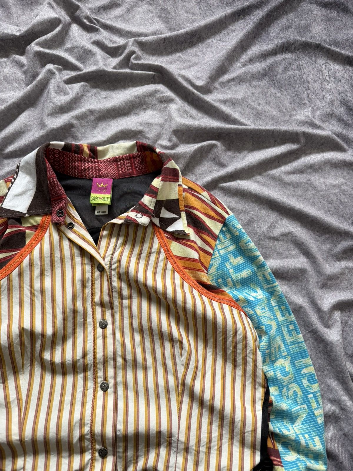 Other Save The Queen Patterned Blouse Size XL Size XL / US 12-14 / IT 48-50 - 5 Thumbnail