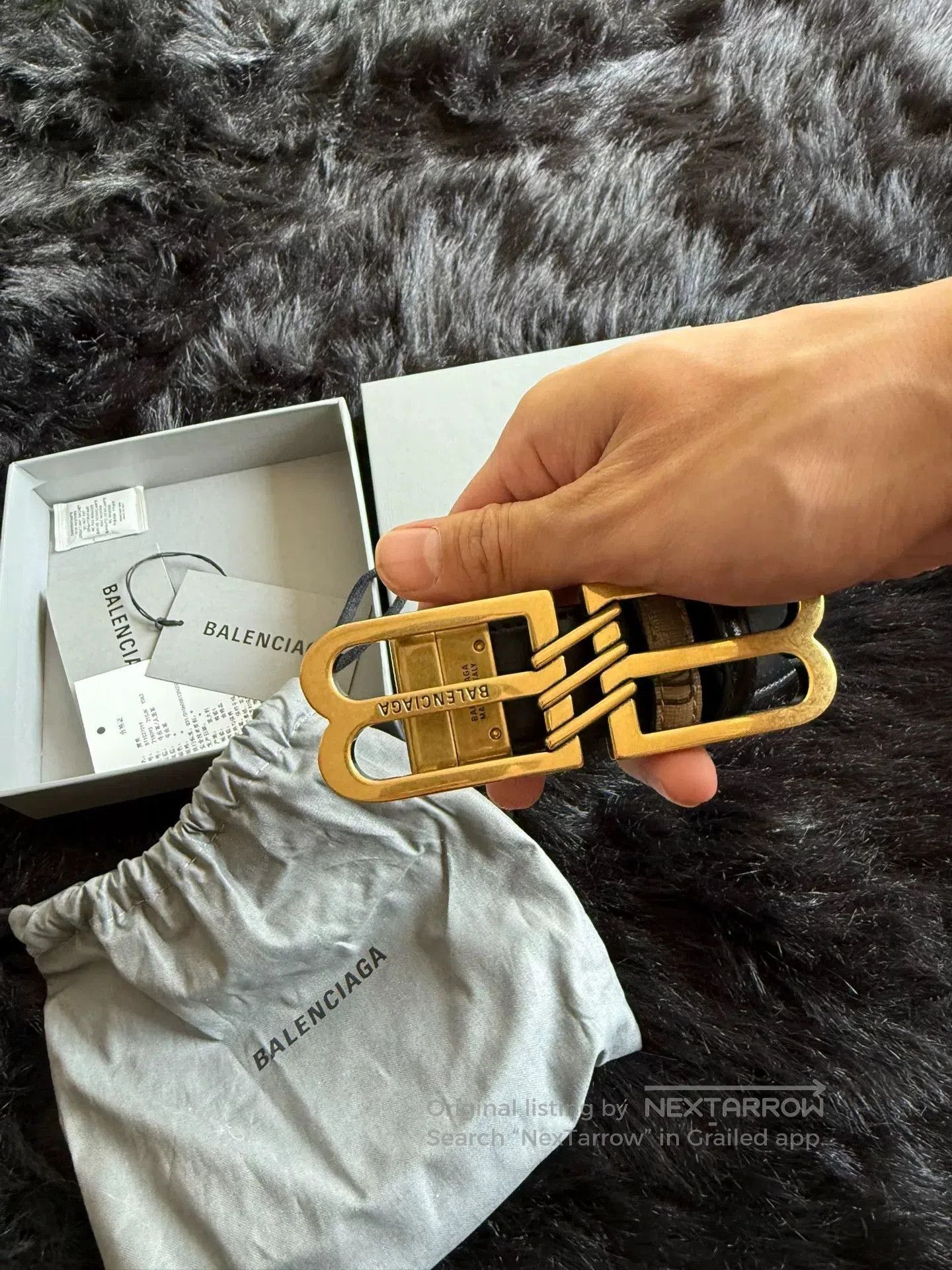 Balenciaga Balenciaga Double-Sided Belt Size 90. Size ONE SIZE - 4 Thumbnail