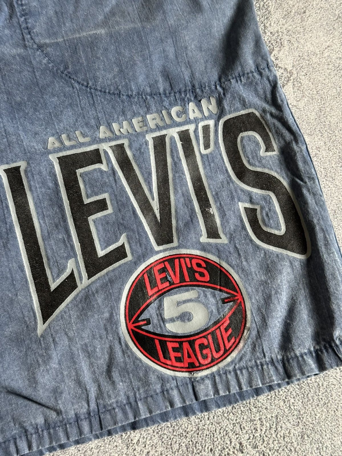 Levi's × Levi's Vintage Clothing × Vintage Levi’s Olympia 776 BC Olympic Games one size shorts vintage Size US 36 / EU 52 - 6 Thumbnail