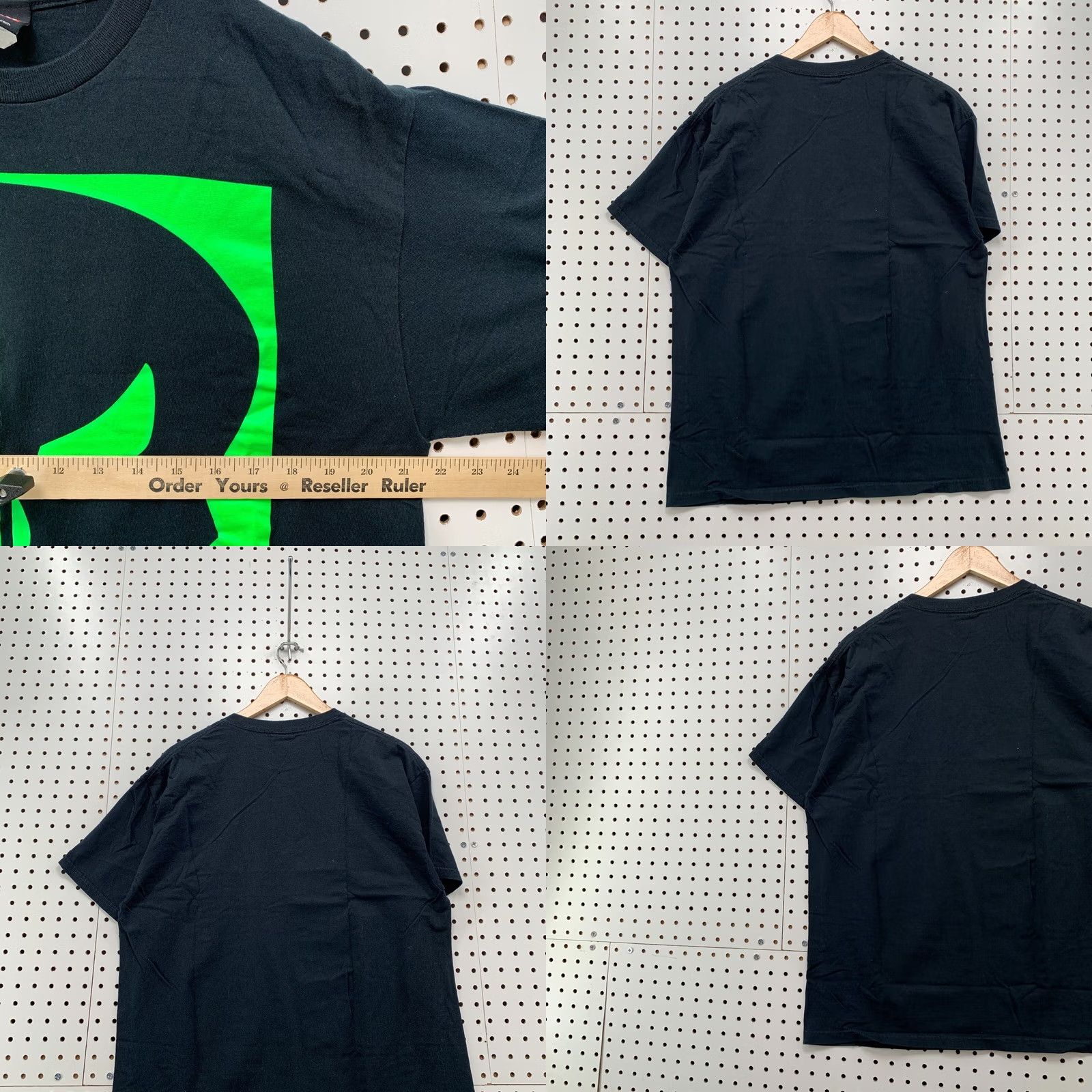 Vintage Marvel Punisher Shirt Black Green Skull Graphic TEE Movie Adult Large Size US L / EU 52-54 / 3 - 9 Thumbnail