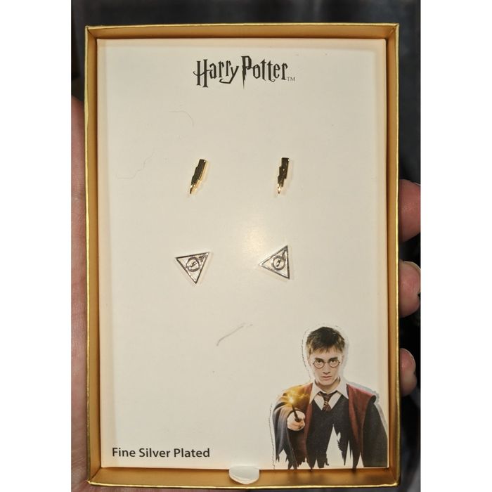 Warner Bros Harry Potter Silver Plate Earring Gift Set Grailed