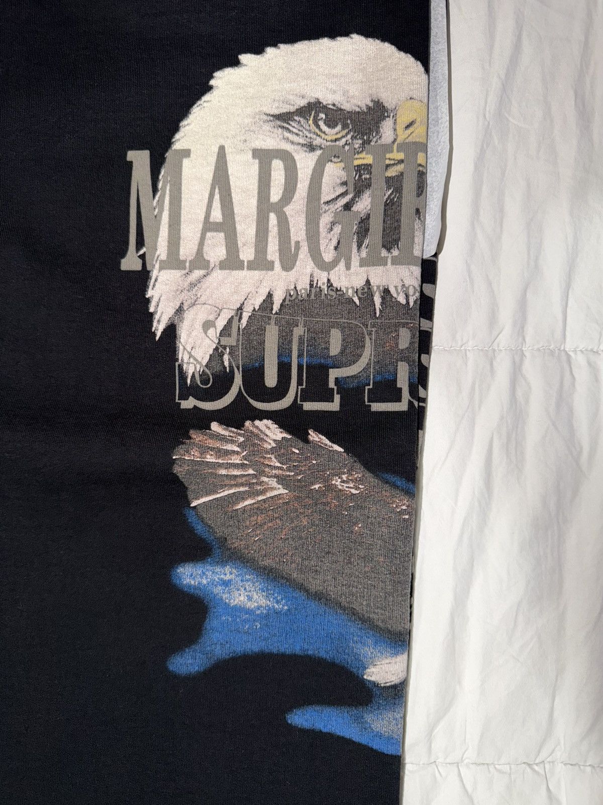 Maison Margiela × Supreme Supreme/MM6 Maison Margiela Eagle Sweatpant (size small) blk Size US 31 - 7 Thumbnail