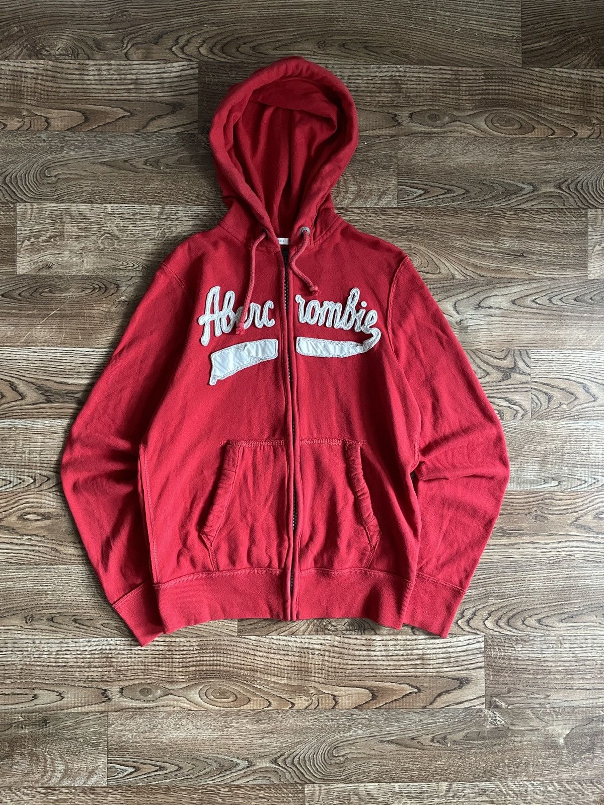 Abercrombie & Fitch × Vintage Vintage Abercrombie & Fitch Zip Hoodie Y2K Japanese Rare Size US M / EU 48-50 / 2 - 1 Thumbnail