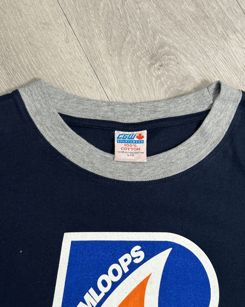 Vintage Vintage Kamloops Blazers WHL Ringer T-Shirt - Size Large Size US L / EU 52-54 / 3 - 7 Thumbnail
