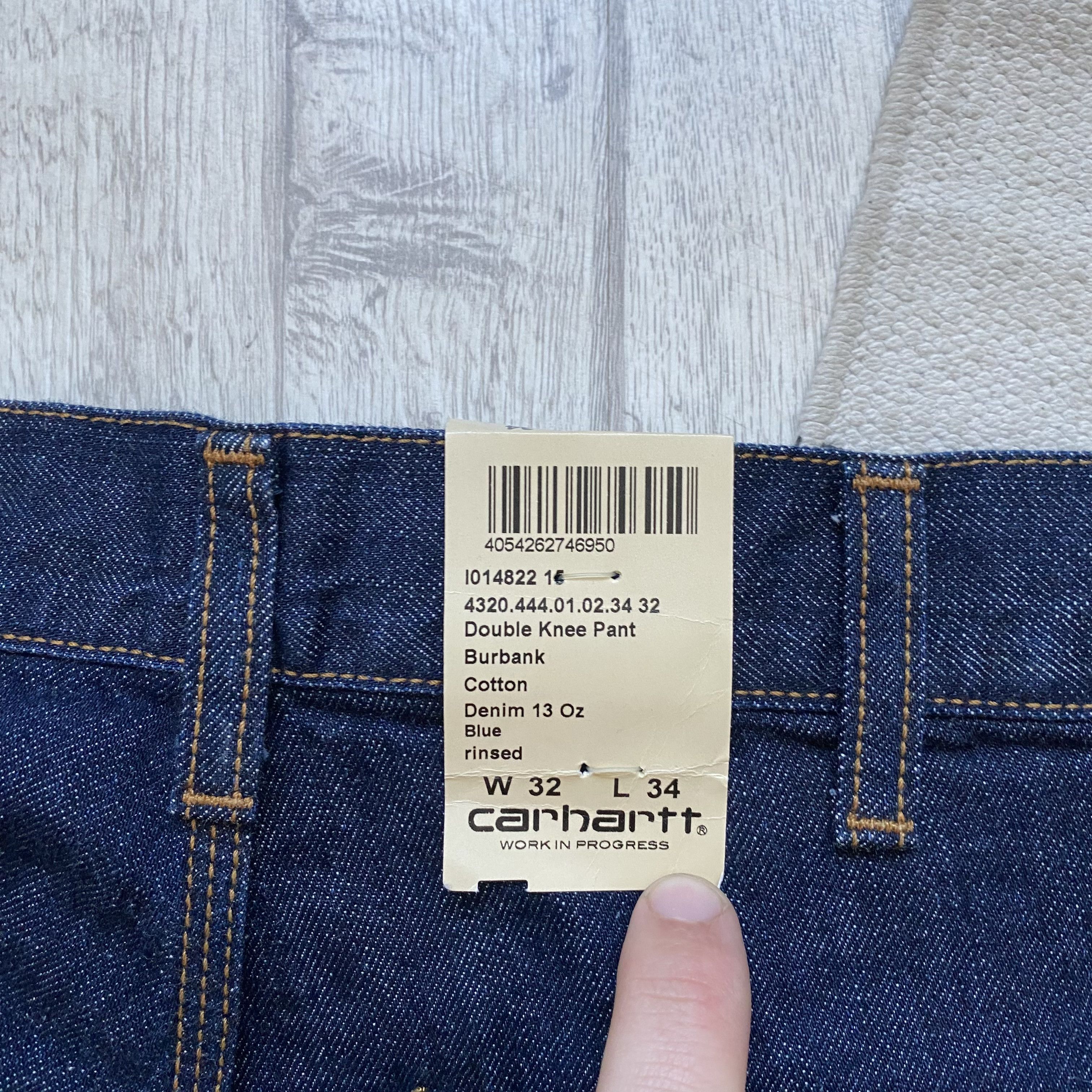 Carhartt 👖Worker Carhartt double knee jeans 13oz Workwear Skater Size US 32 / EU 48 - 11 Thumbnail