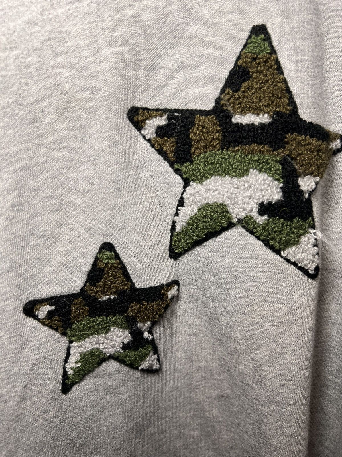 Vintage Vintage camo star patch pullover hoodie Size US XL / EU 56 / 4 - 3 Thumbnail