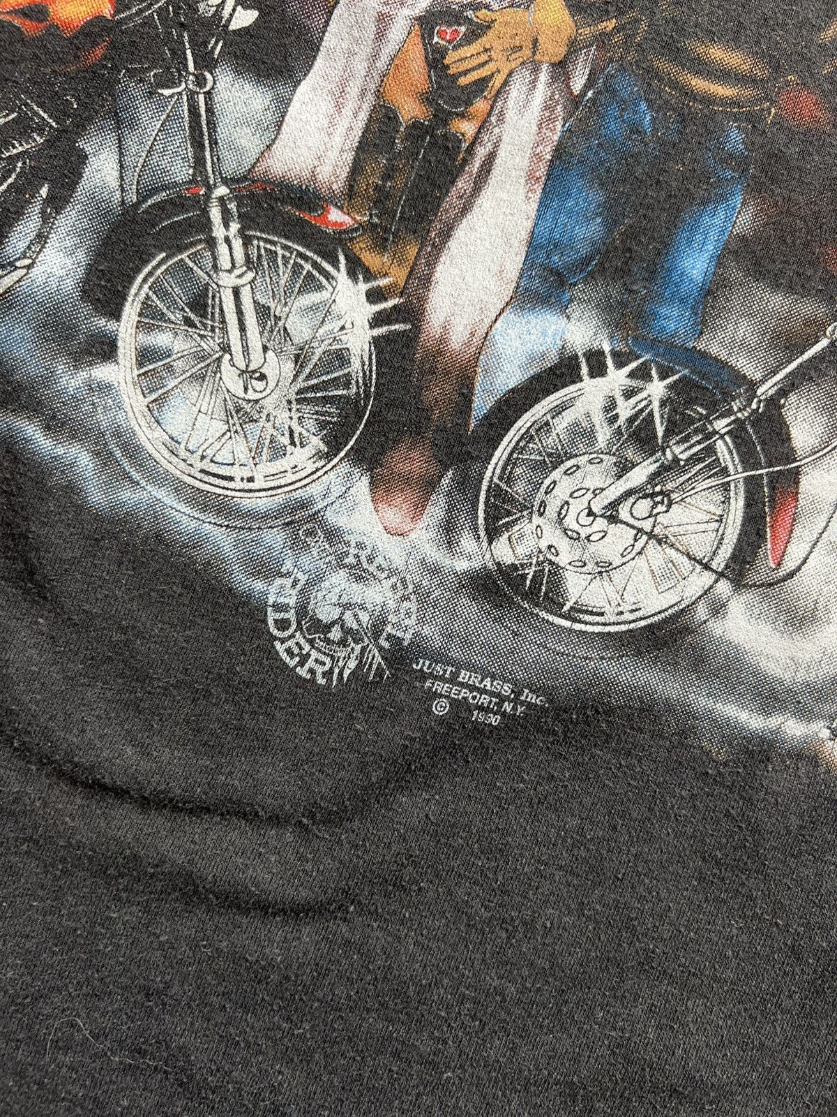 Vintage Mega Rare Vintage 1990 BIKER TIL DEATH DO US PART! 90’s Size US L / EU 52-54 / 3 - 6 Thumbnail