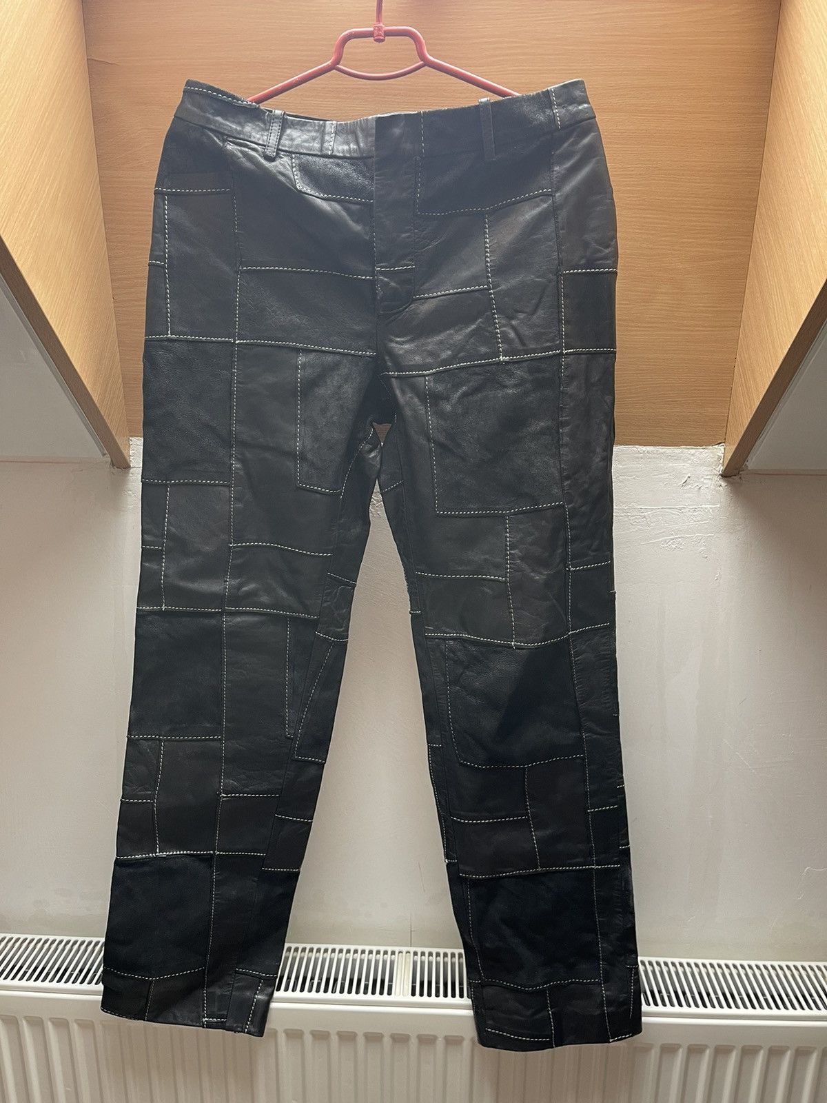 Alexander McQueen 😱 luxury very rare Alexander Mcqueen leather vintage pants 🔥 Size US 32 / EU 48 - 2 Thumbnail