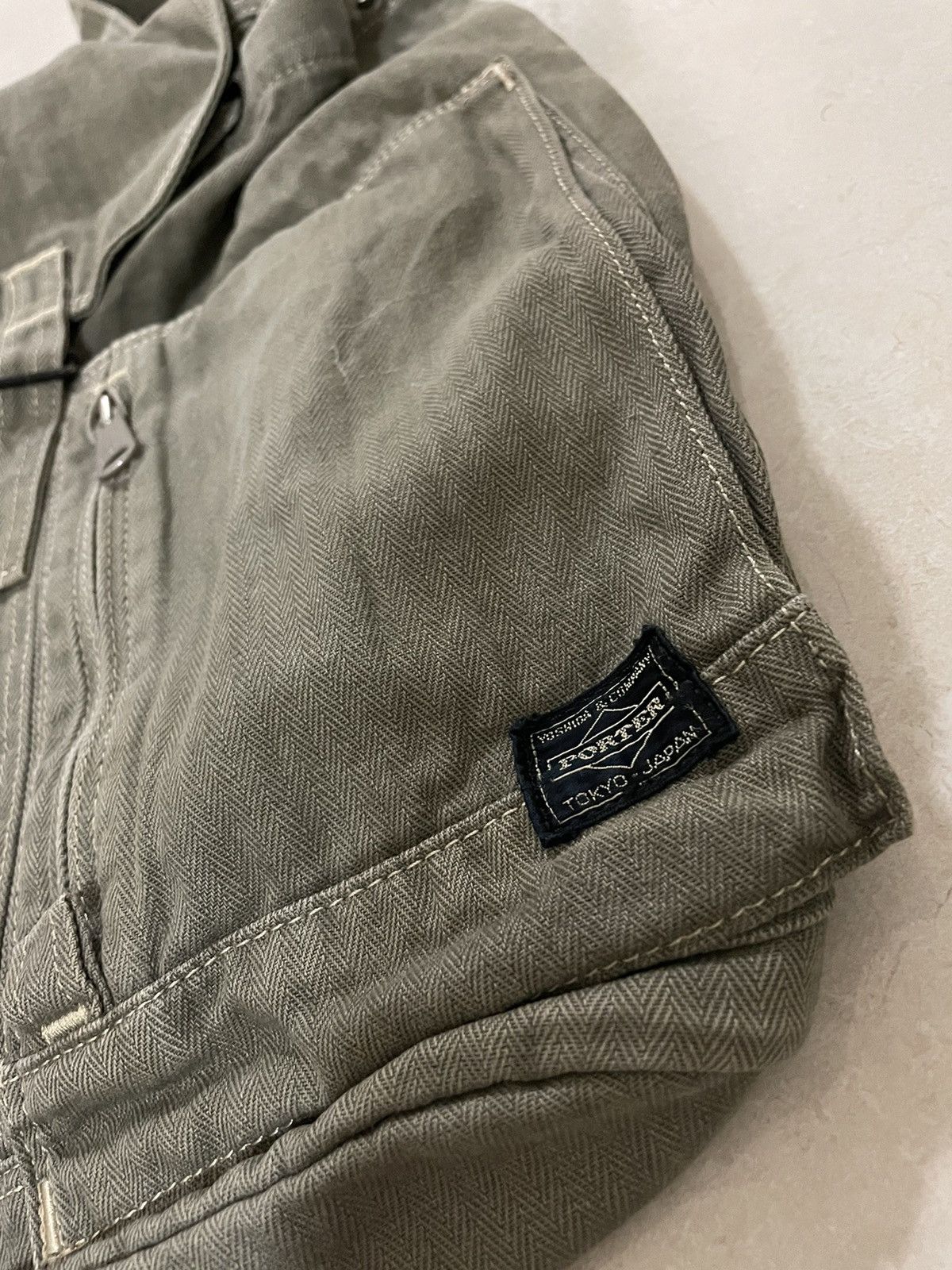 Japanese Brand Vtg Porter Herringbone Mini Backpack/Rucksak Tokyo Japan Size ONE SIZE - 3 Thumbnail