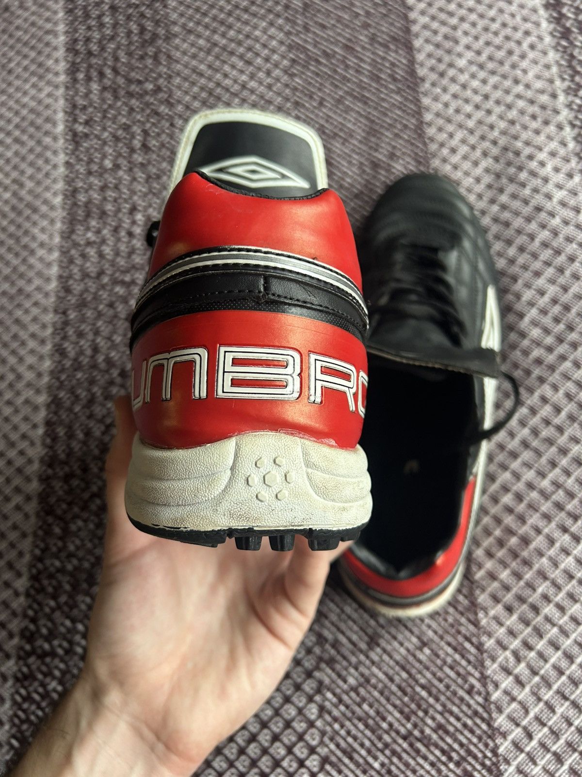 Umbro Vintage Umbro Leather Football Casual Shoes Rare Streetwear Size US 10.5 / EU 43-44 - 10 Thumbnail