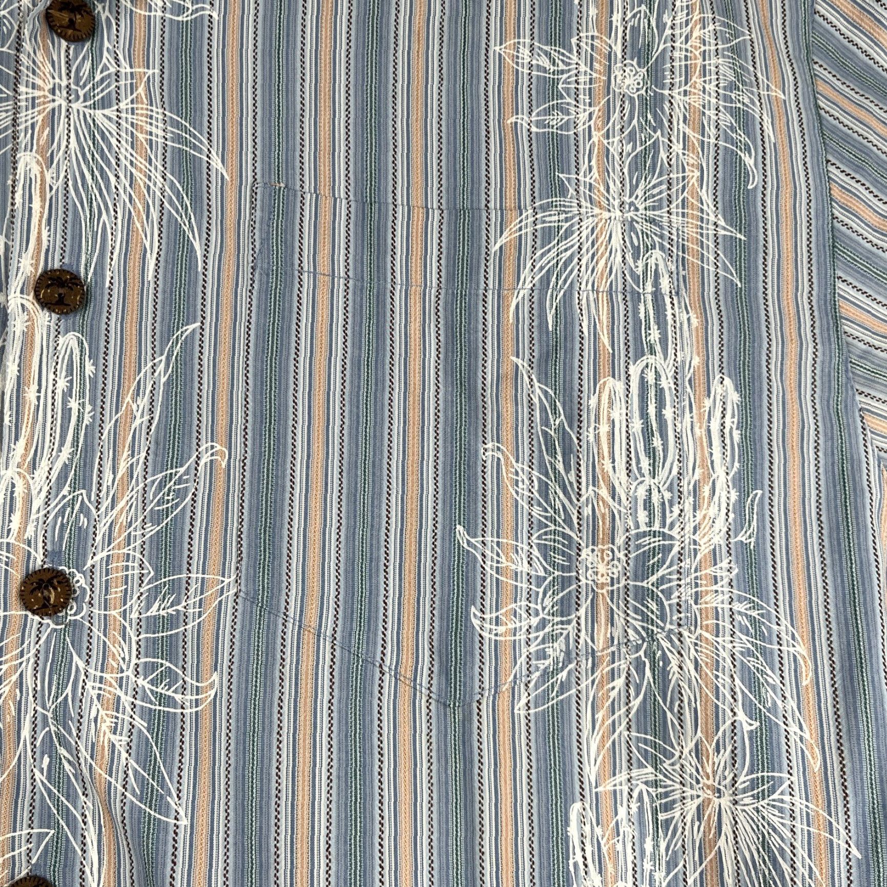 Vintage Jamaica Jaxx Silk Shirt Short Sleeve Button-Up Floral Blue M Mens Size US M / EU 48-50 / 2 - 4 Thumbnail