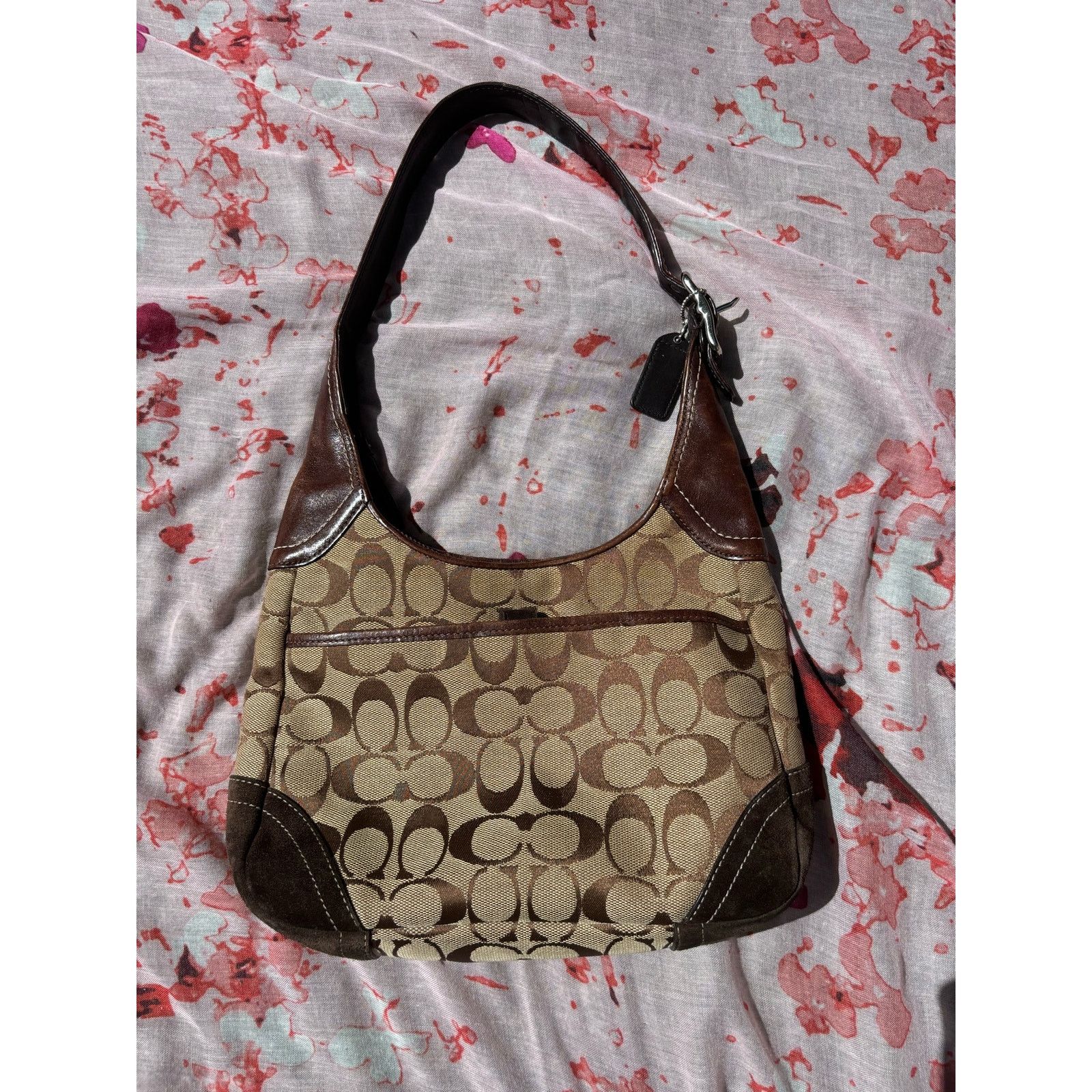 coach バッグe05q-8k10 Coach COACH E05Q 8K10 Coach Hobo Signature Purse Handbag