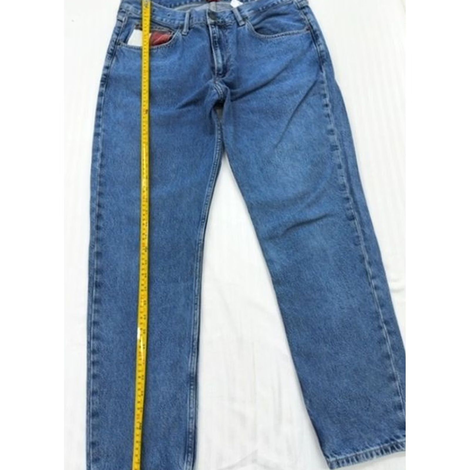 Vintage Tommy Jeans Jeans Men’s Medium Blue Classic Fit 34x32 Size US 34 / EU 50 - 5 Thumbnail