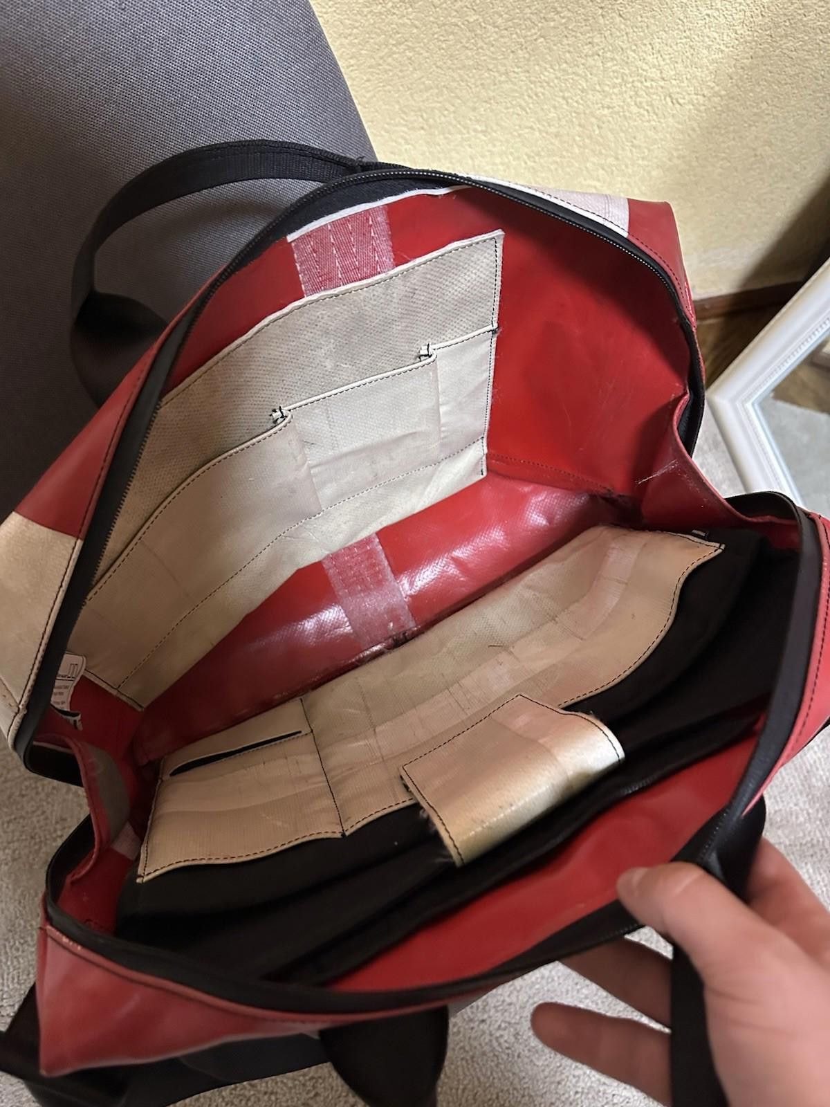 Freitag Freitag F304 Roy Bag Red White Size ONE SIZE - 7 Thumbnail