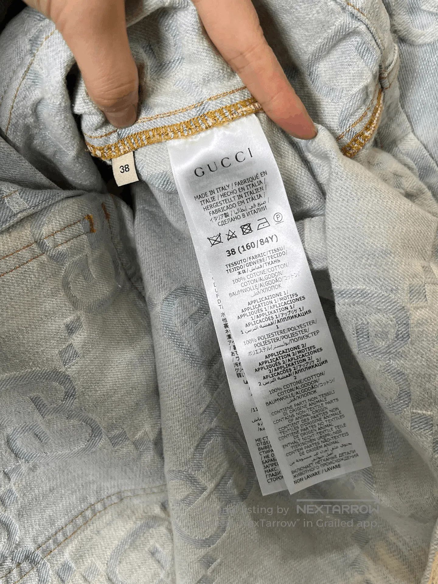 Gucci Gucci Denim Shirt. Size S / US 4 / IT 40 - 4 Thumbnail