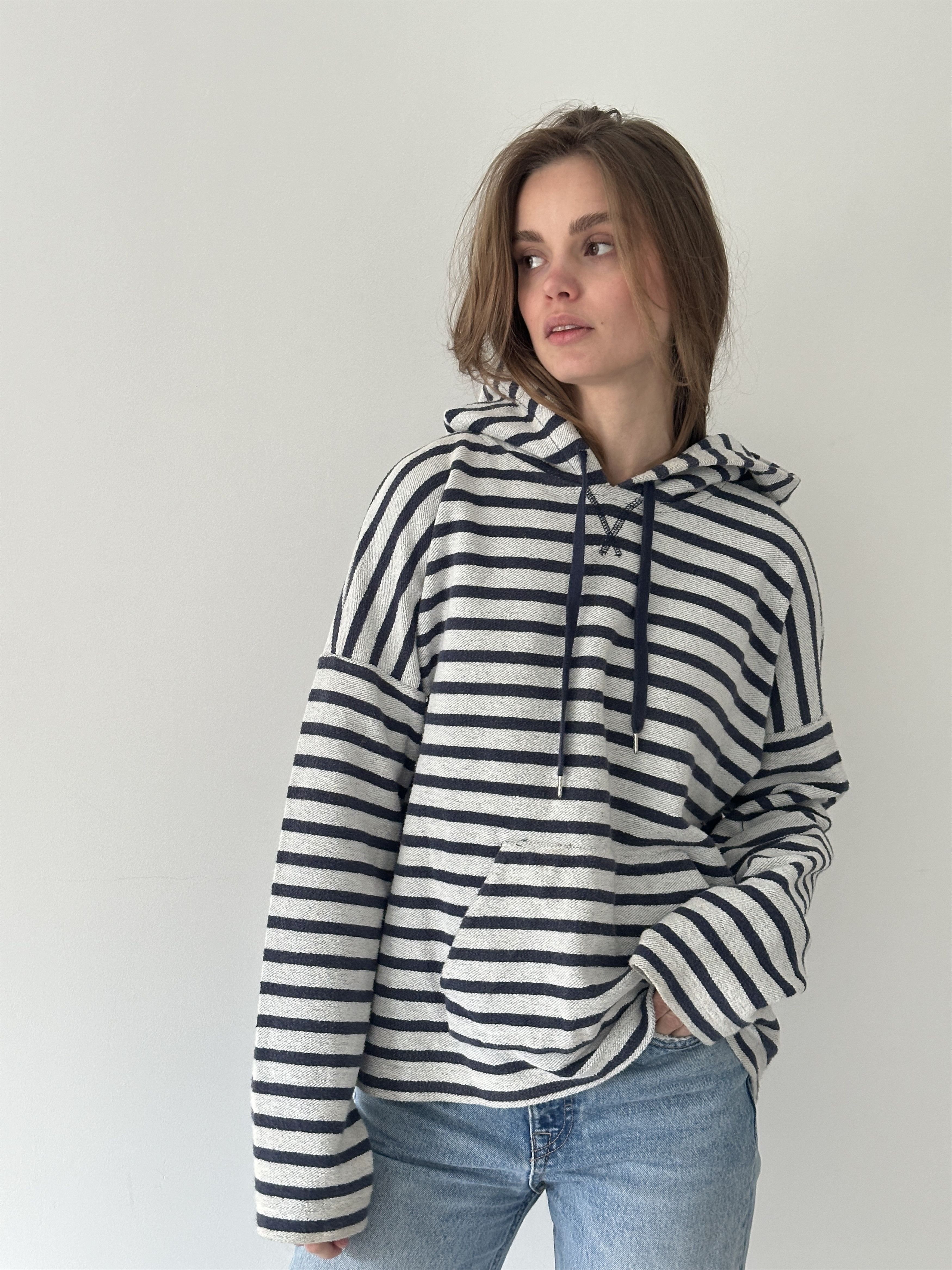 Alexander Wang Alexander Wang Stripped Hoodie Size M / US 6-8 / IT 42-44 - 1 Thumbnail