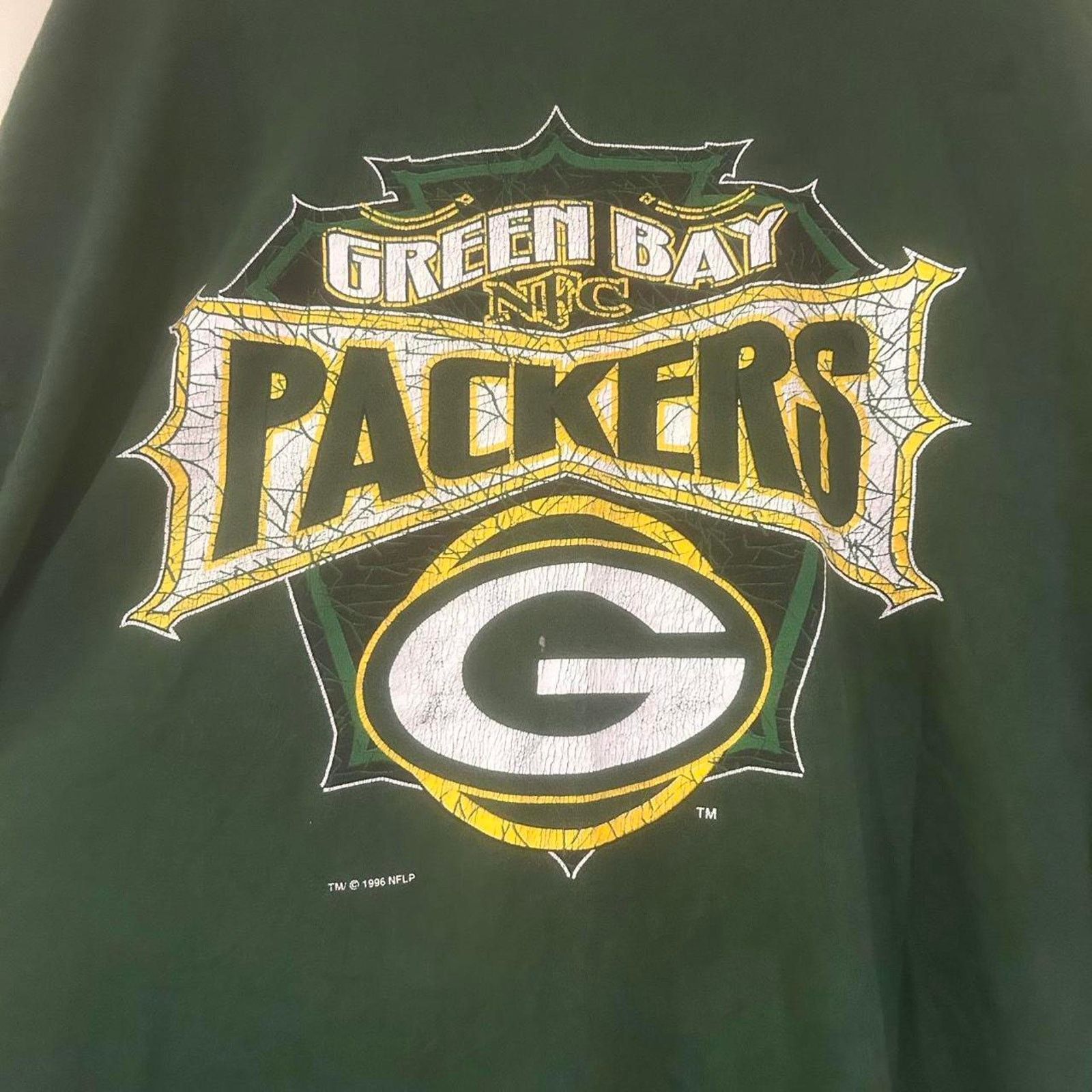 Logo 7 Vintage 1994 Green Bay Packers Shirt Size US XXL / EU 58 / 5 - 2 Thumbnail
