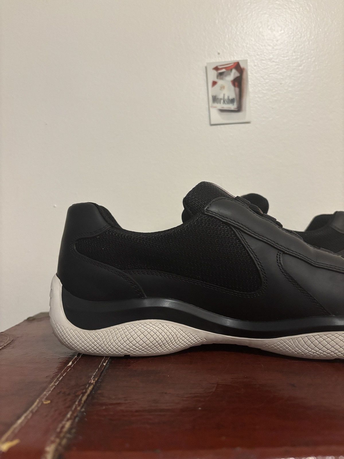 Prada Prada Black and White Americas Cups Size US 8.5 / EU 41-42 - 18 Thumbnail