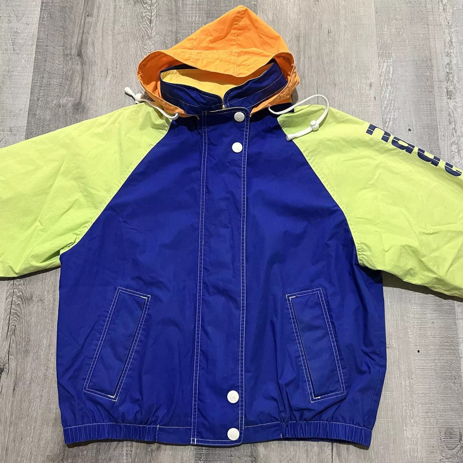 Nautica Nautica Color Block Mesh Lined Colorful Windbreaker Jacket Size US M / EU 48-50 / 2 - 4 Thumbnail