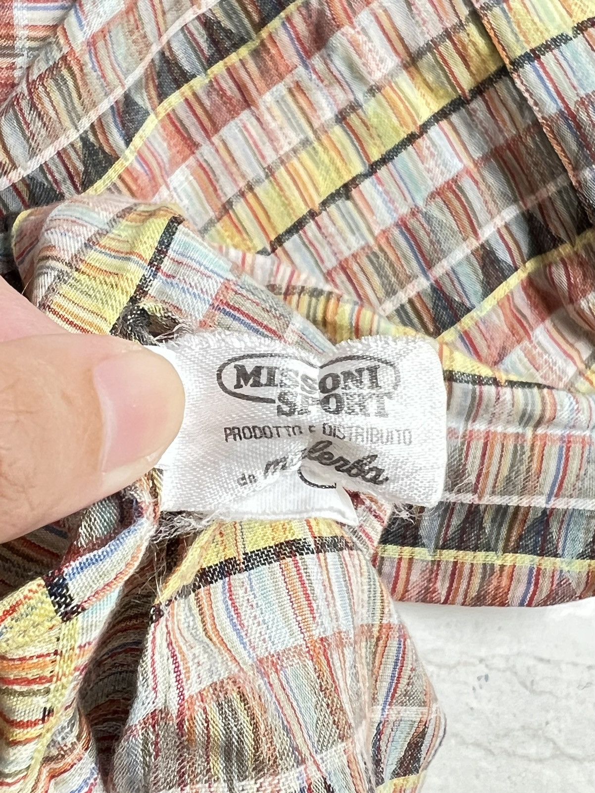 Missoni MISSONI SPORT Signature Motive Shirt Size 54L - 7 Thumbnail