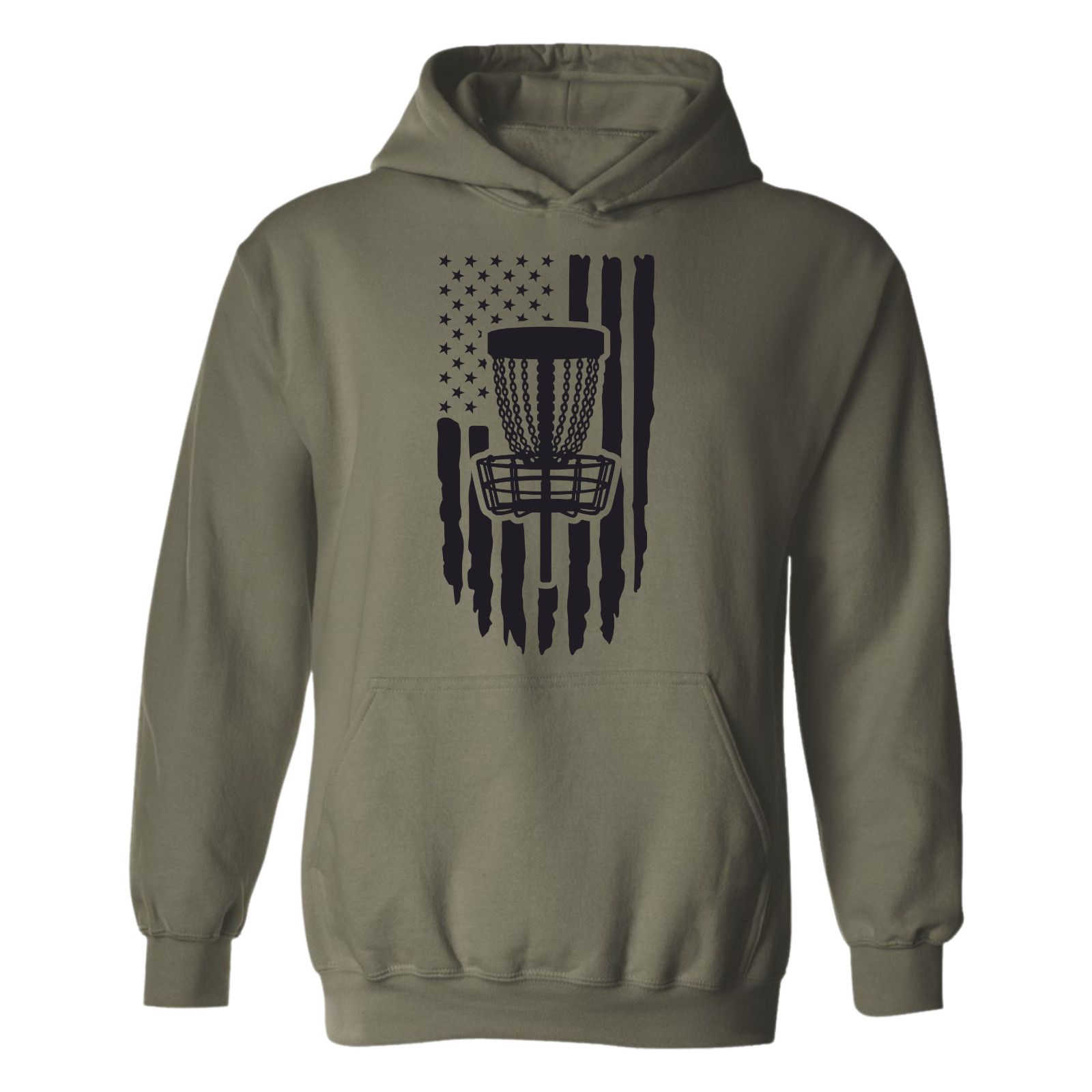 Other Disc Golf Pullover Hoodie PATRIOTIC AMERICAN FLAG Sweatshirt Size US L / EU 52-54 / 3 - 7 Thumbnail